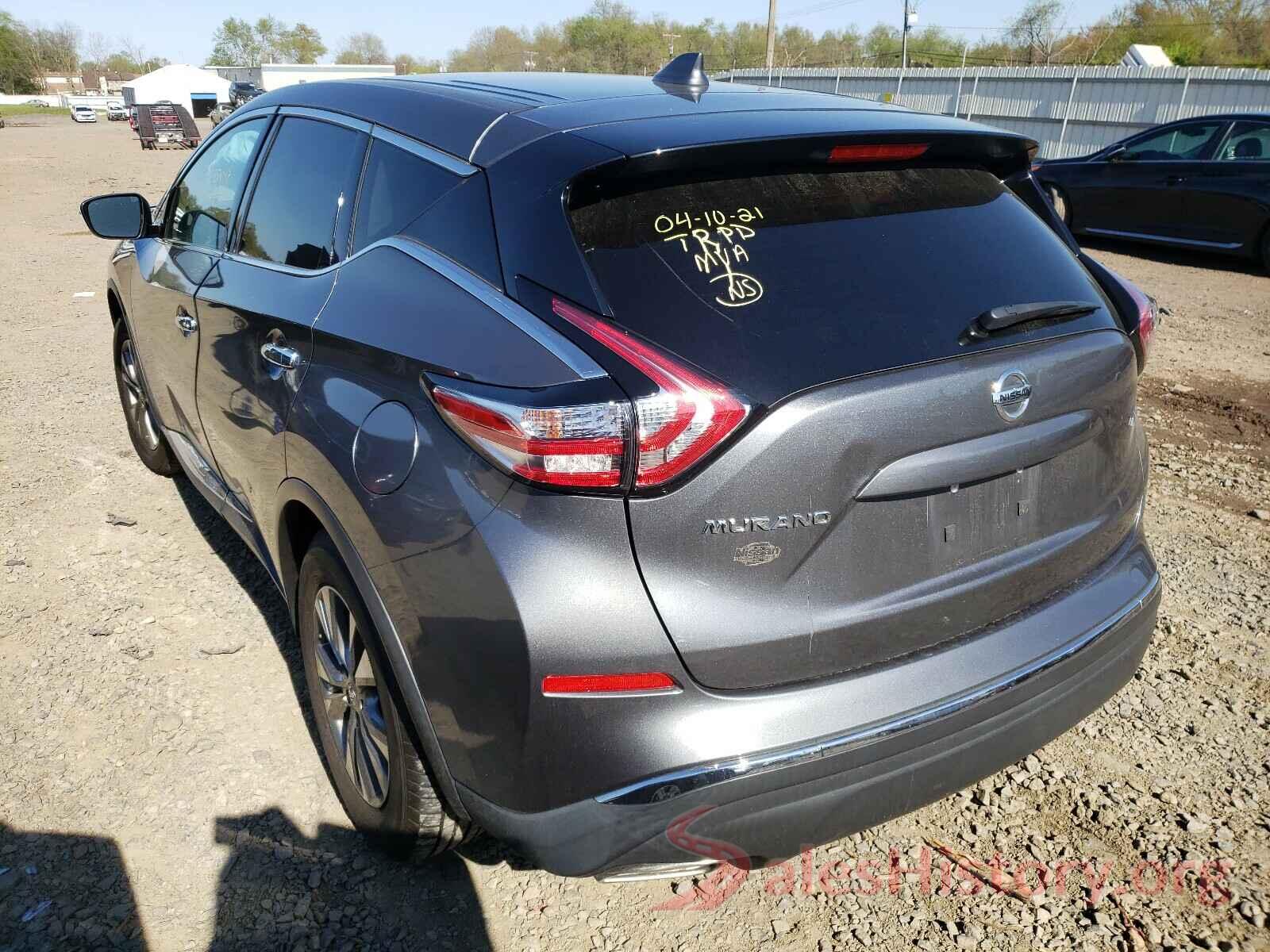 5N1AZ2MH1GN169877 2016 NISSAN MURANO