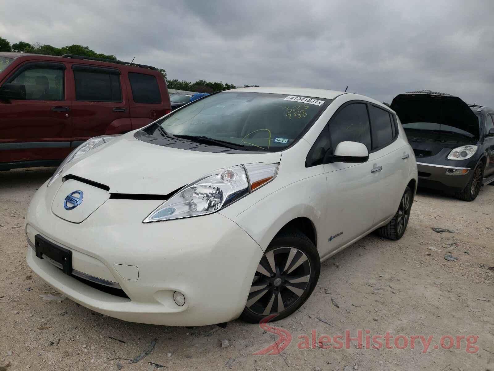 1N4AZ0CP6FC323758 2015 NISSAN LEAF