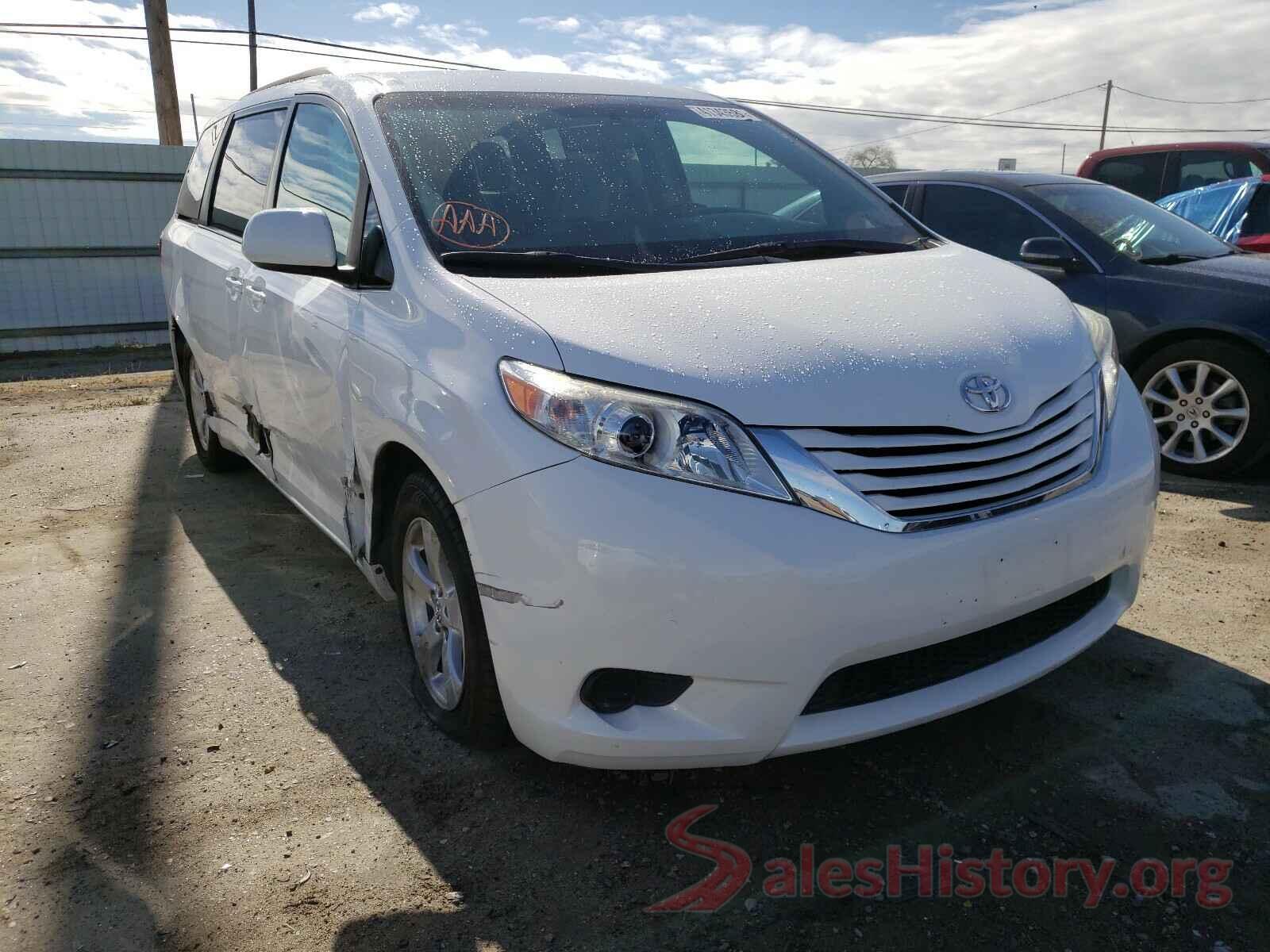 5TDKK3DC3GS726869 2016 TOYOTA SIENNA