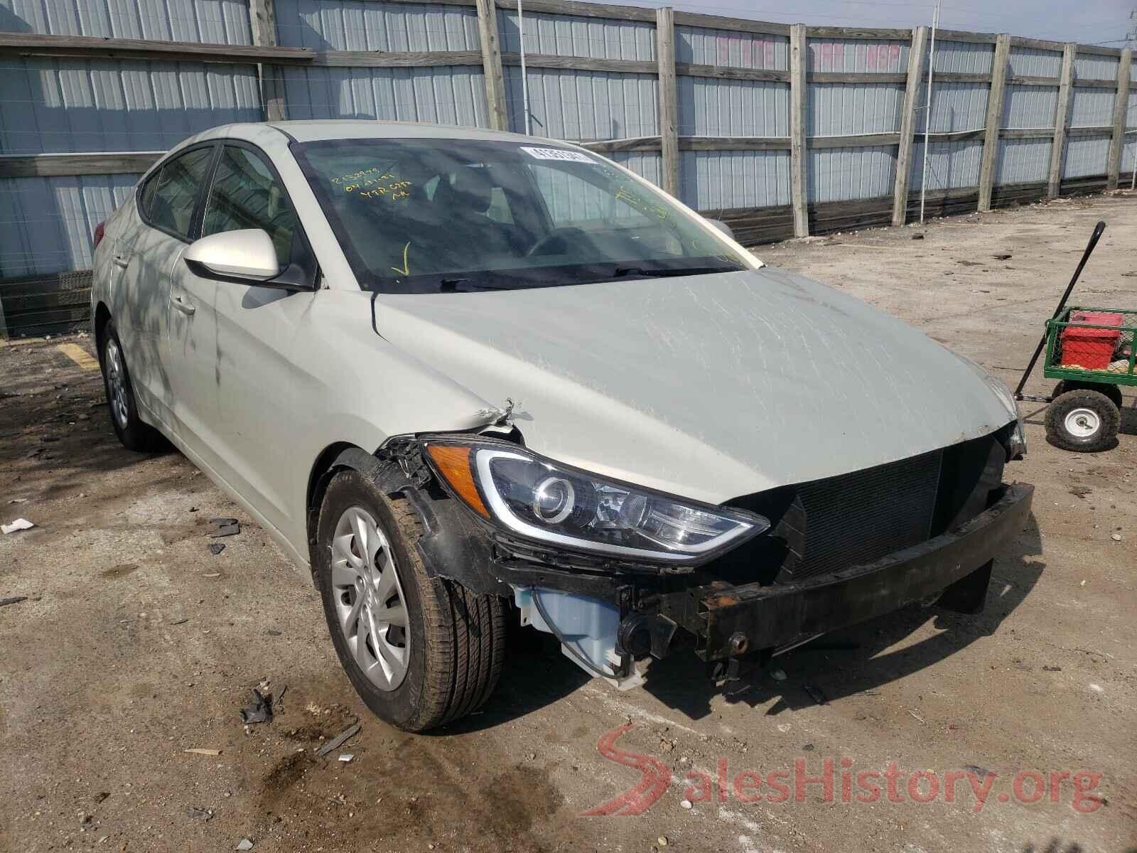 KMHD74LF4HU096705 2017 HYUNDAI ELANTRA