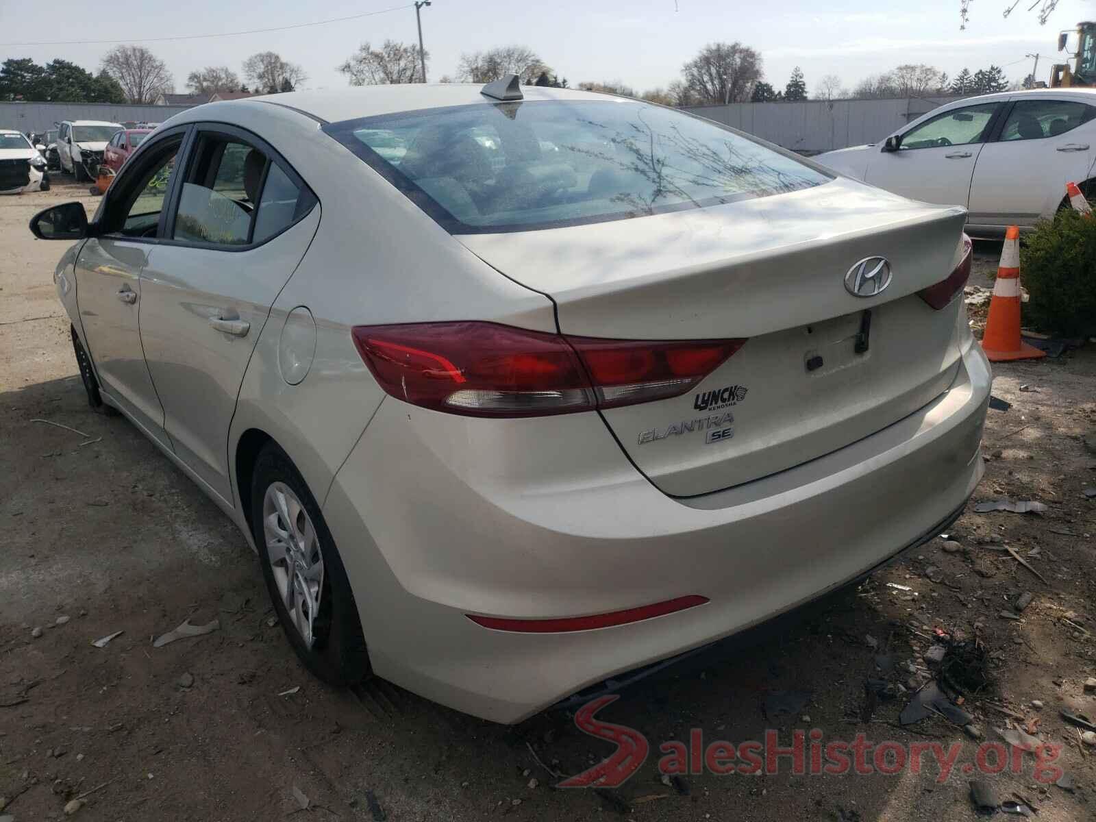 KMHD74LF4HU096705 2017 HYUNDAI ELANTRA