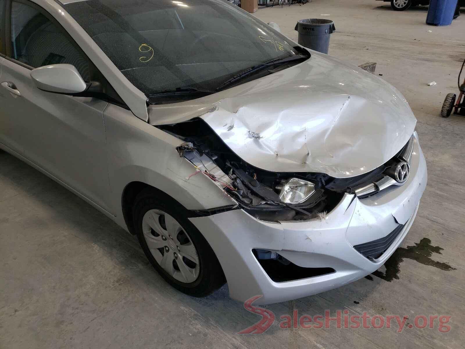 5NPDH4AEXGH677047 2016 HYUNDAI ELANTRA