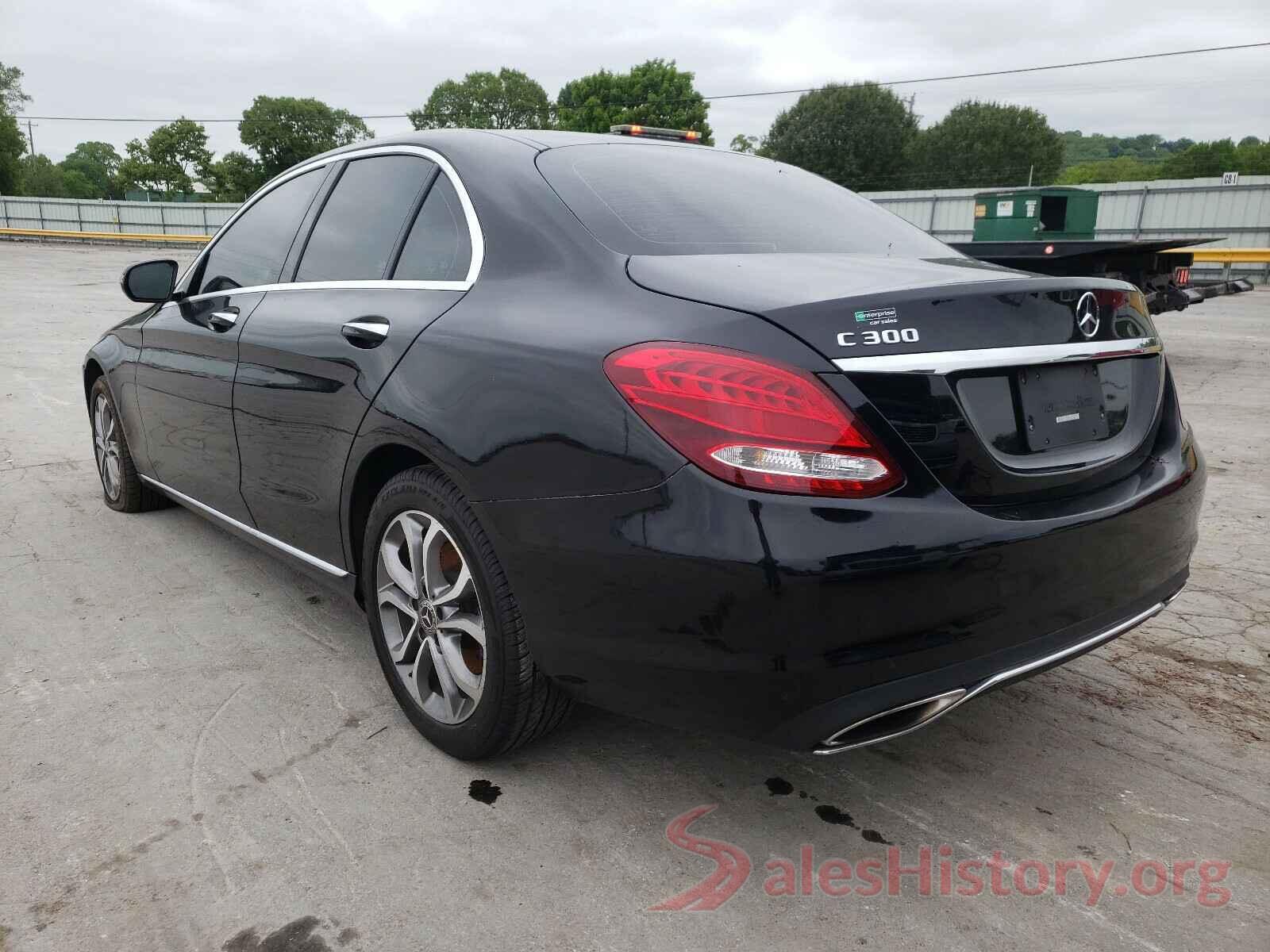 55SWF4JB6HU220612 2017 MERCEDES-BENZ C CLASS