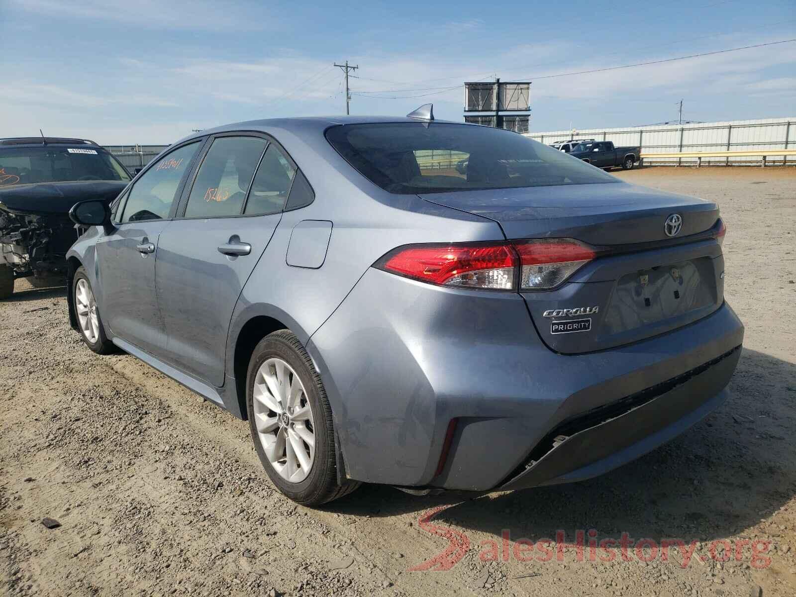 JTDHPRAEXLJ029677 2020 TOYOTA COROLLA