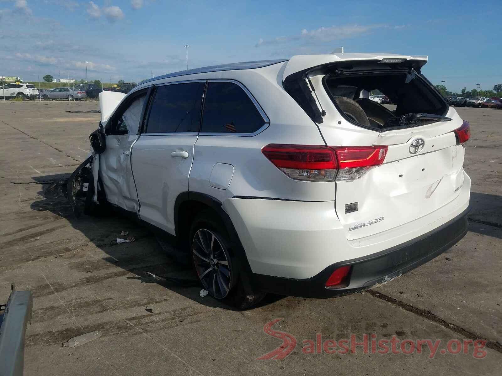 5TDJZRFH9KS594695 2019 TOYOTA HIGHLANDER