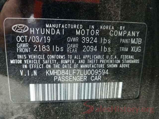 KMHD84LF7LU009594 2020 HYUNDAI ELANTRA