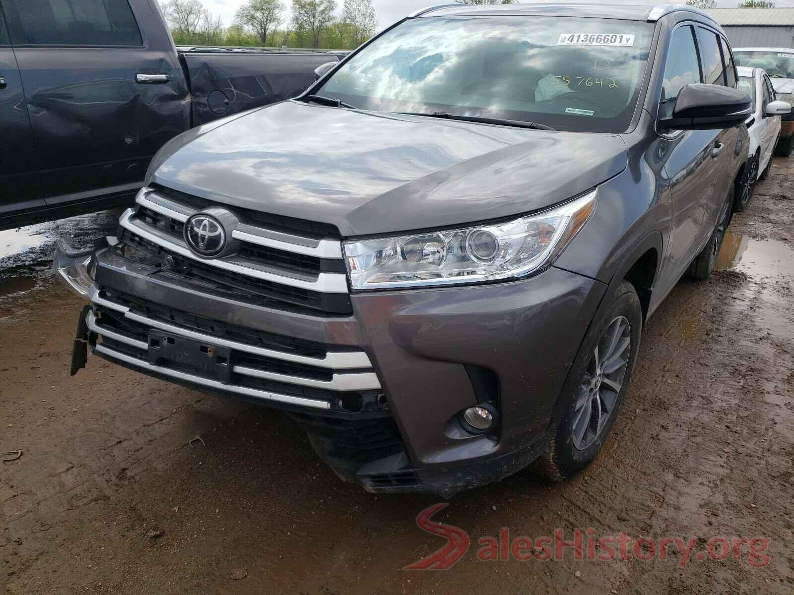 5TDJZRFH3JS557642 2018 TOYOTA HIGHLANDER