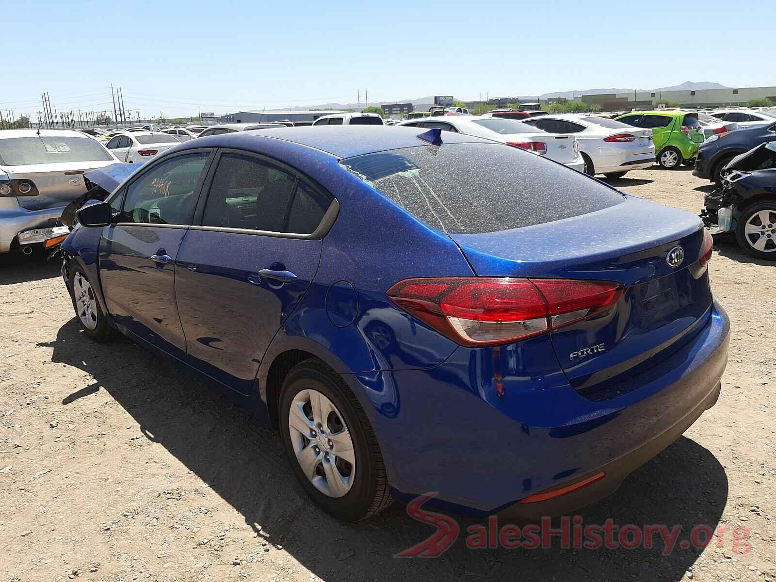 3KPFK4A7XHE161062 2017 KIA FORTE