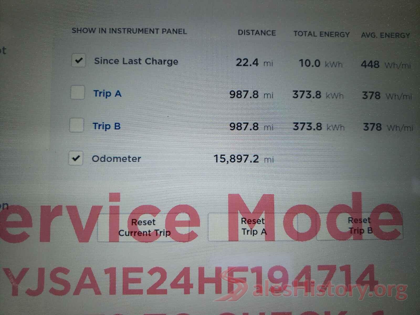 5YJSA1E24HF194714 2017 TESLA MODEL S