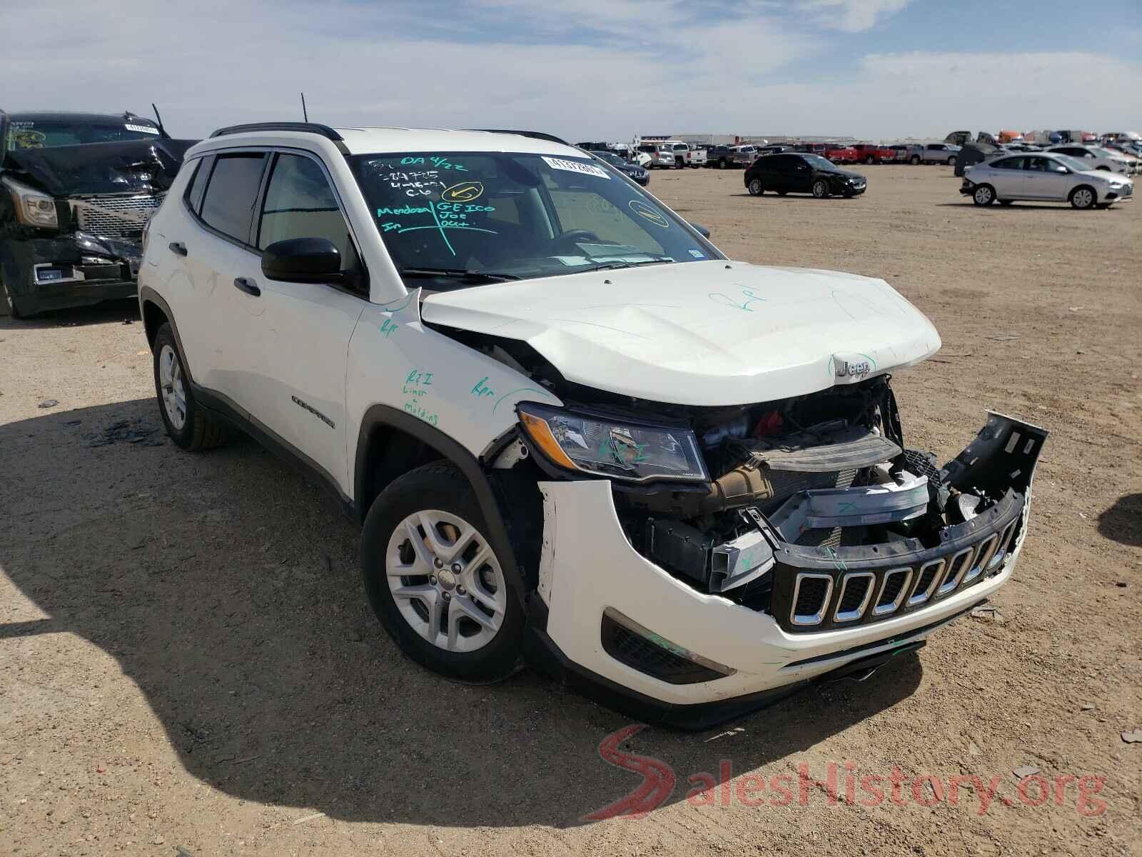 3C4NJCAB5KT726091 2019 JEEP COMPASS