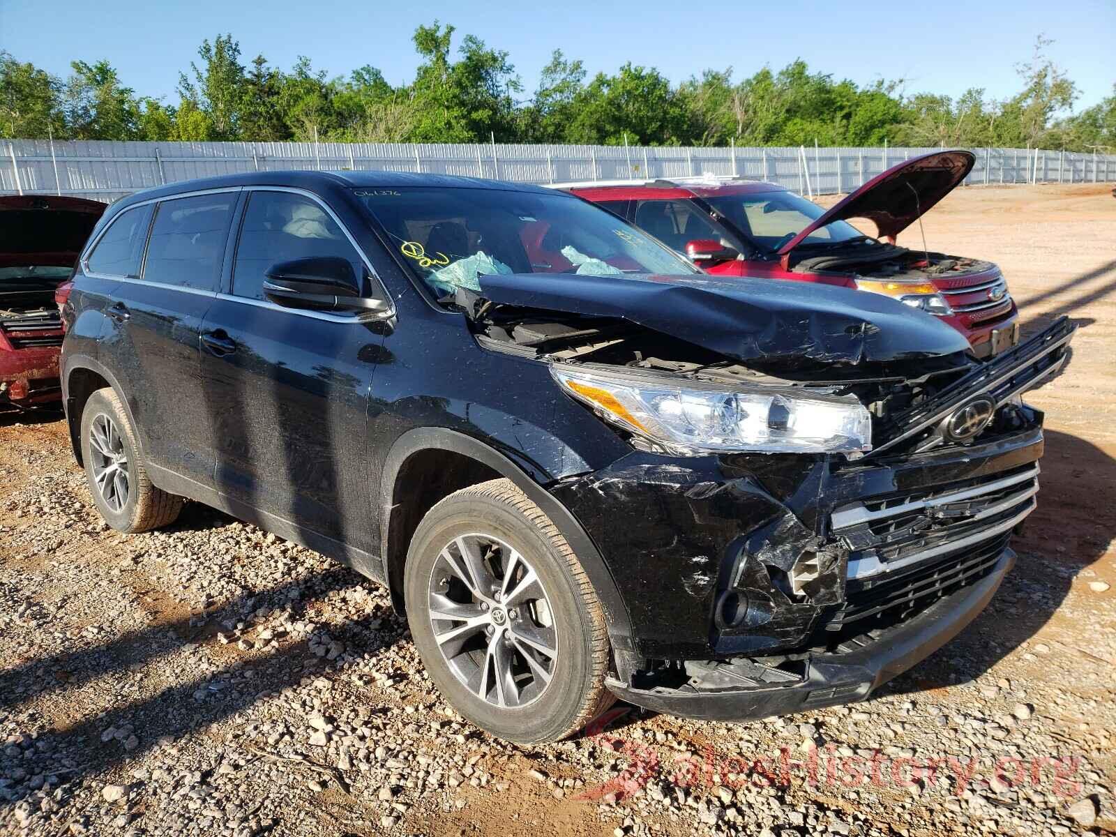 5TDZARFHXKS061376 2019 TOYOTA HIGHLANDER