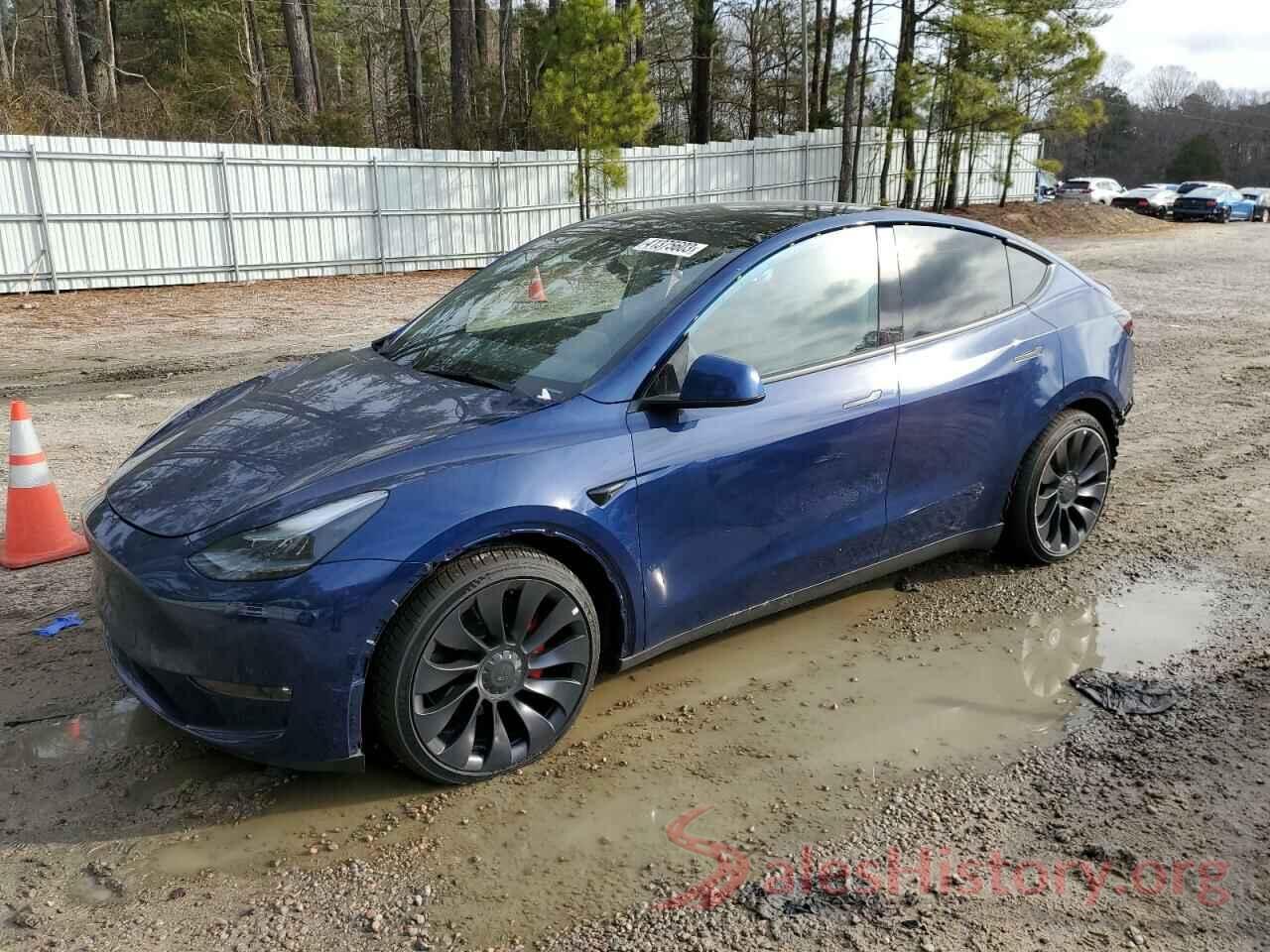 7SAYGDEF8NF337272 2022 TESLA MODEL Y