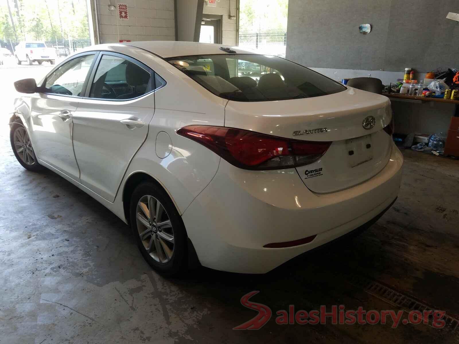 5NPDH4AE4GH653973 2016 HYUNDAI ELANTRA