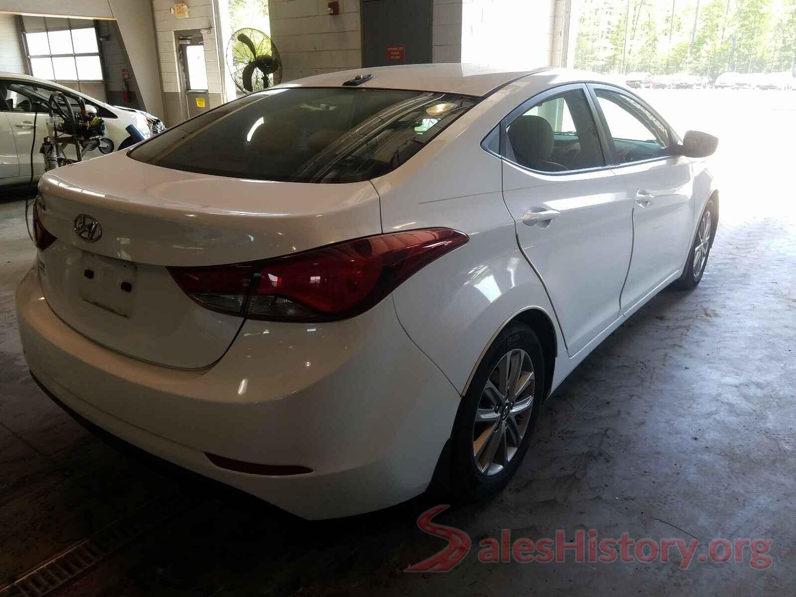 5NPDH4AE4GH653973 2016 HYUNDAI ELANTRA