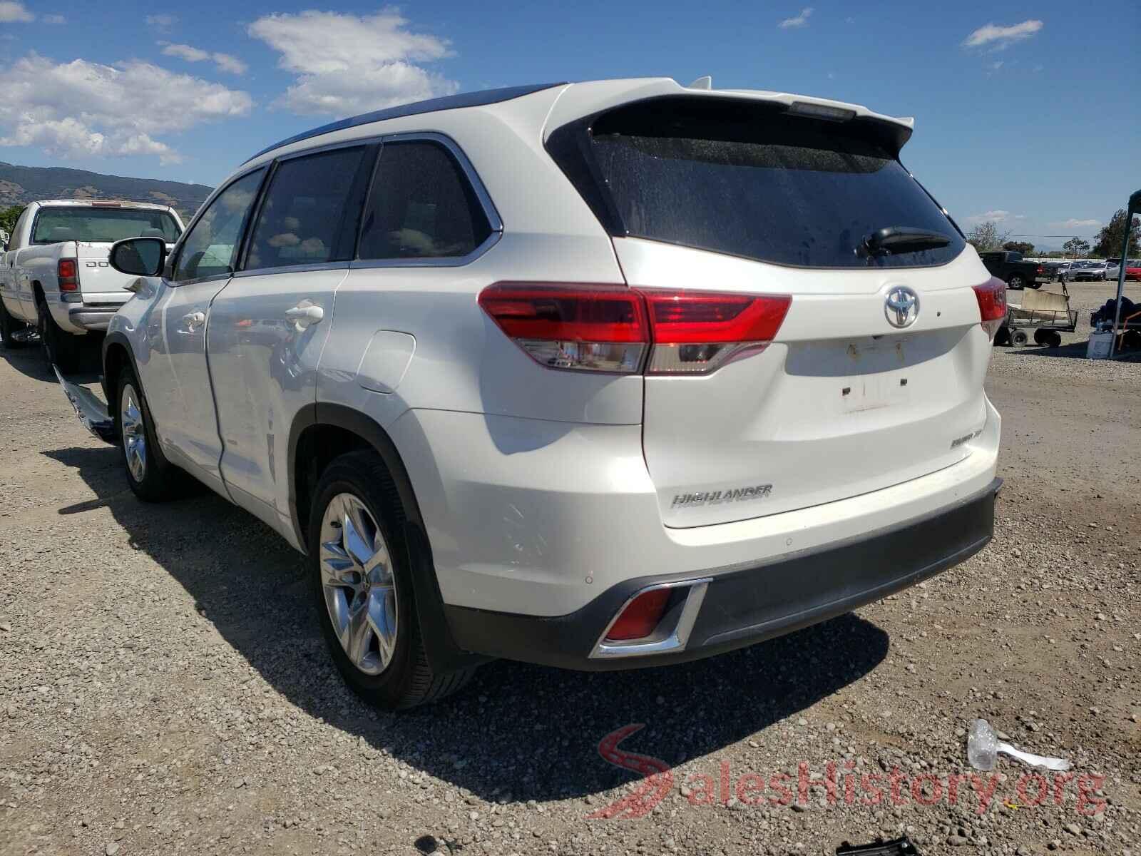 5TDDZRFH5KS982858 2019 TOYOTA HIGHLANDER