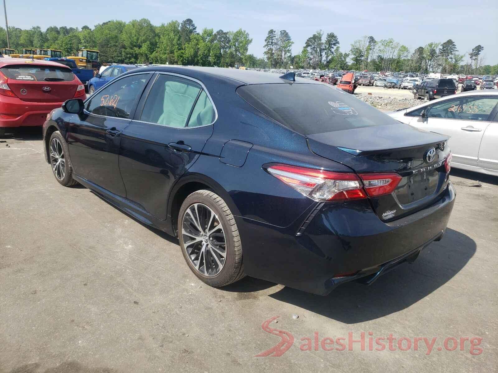 4T1B11HK8KU831142 2019 TOYOTA CAMRY