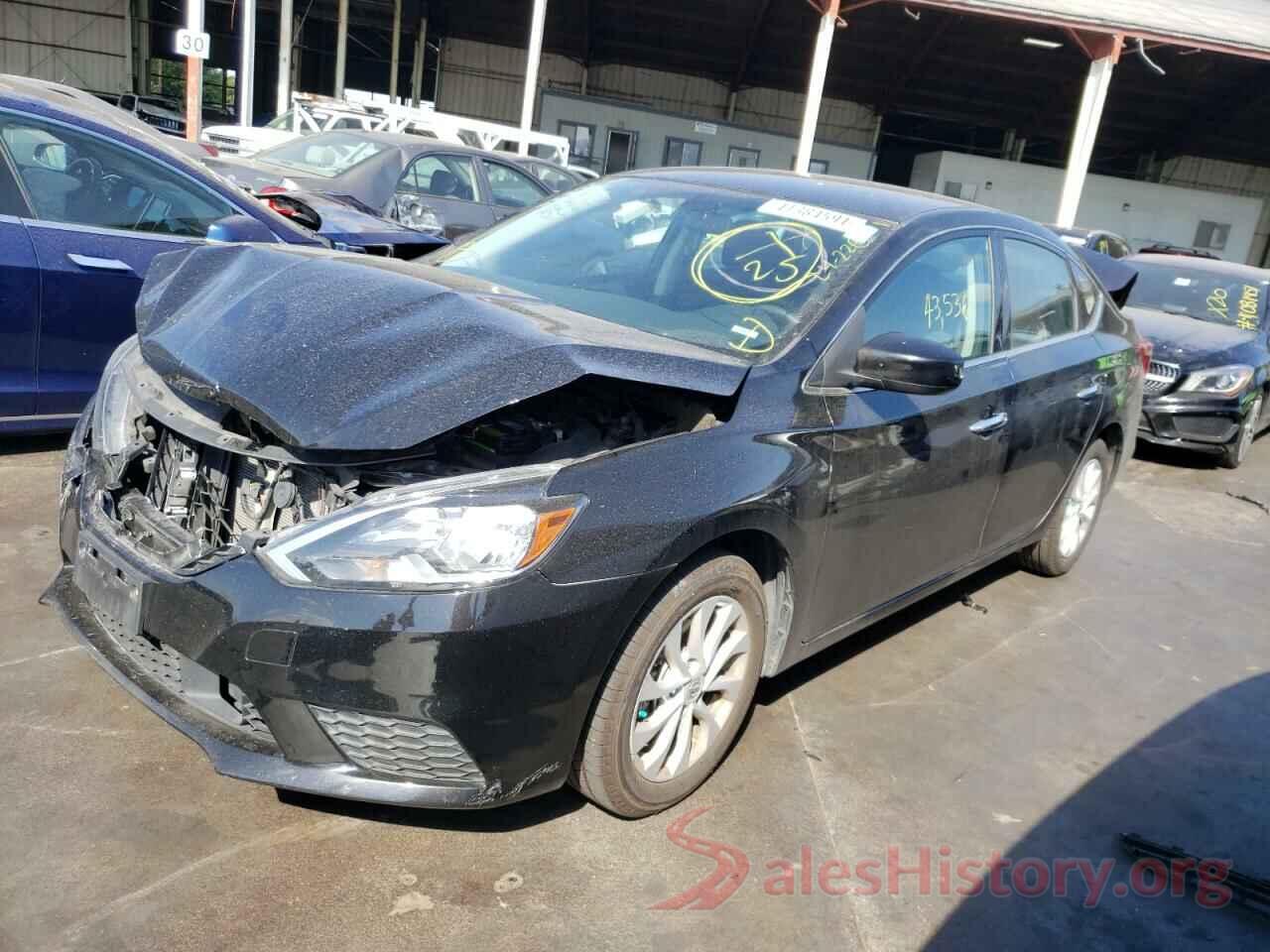 3N1AB7APXKL613352 2019 NISSAN SENTRA