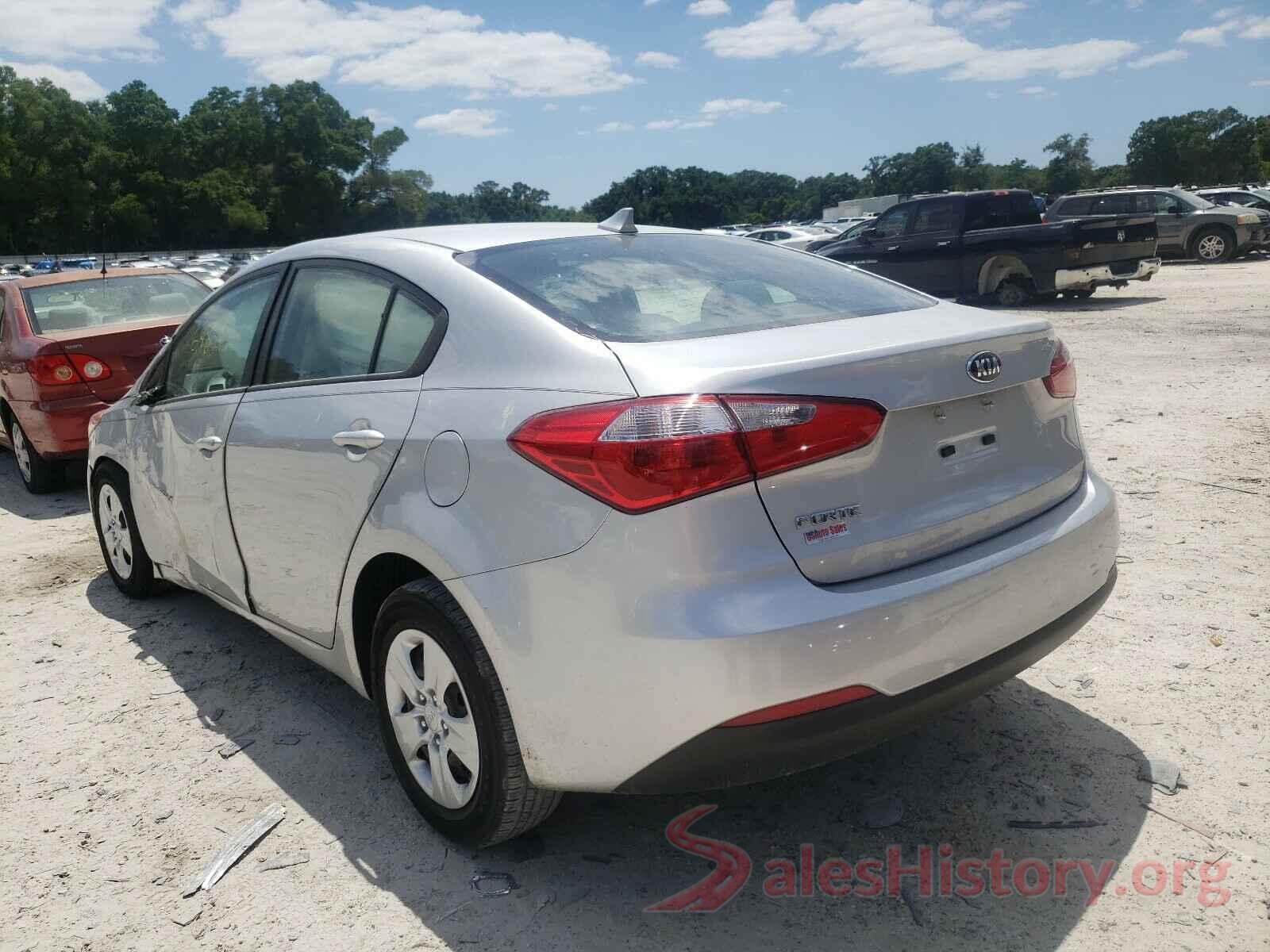 KNAFK4A6XG5487085 2016 KIA FORTE