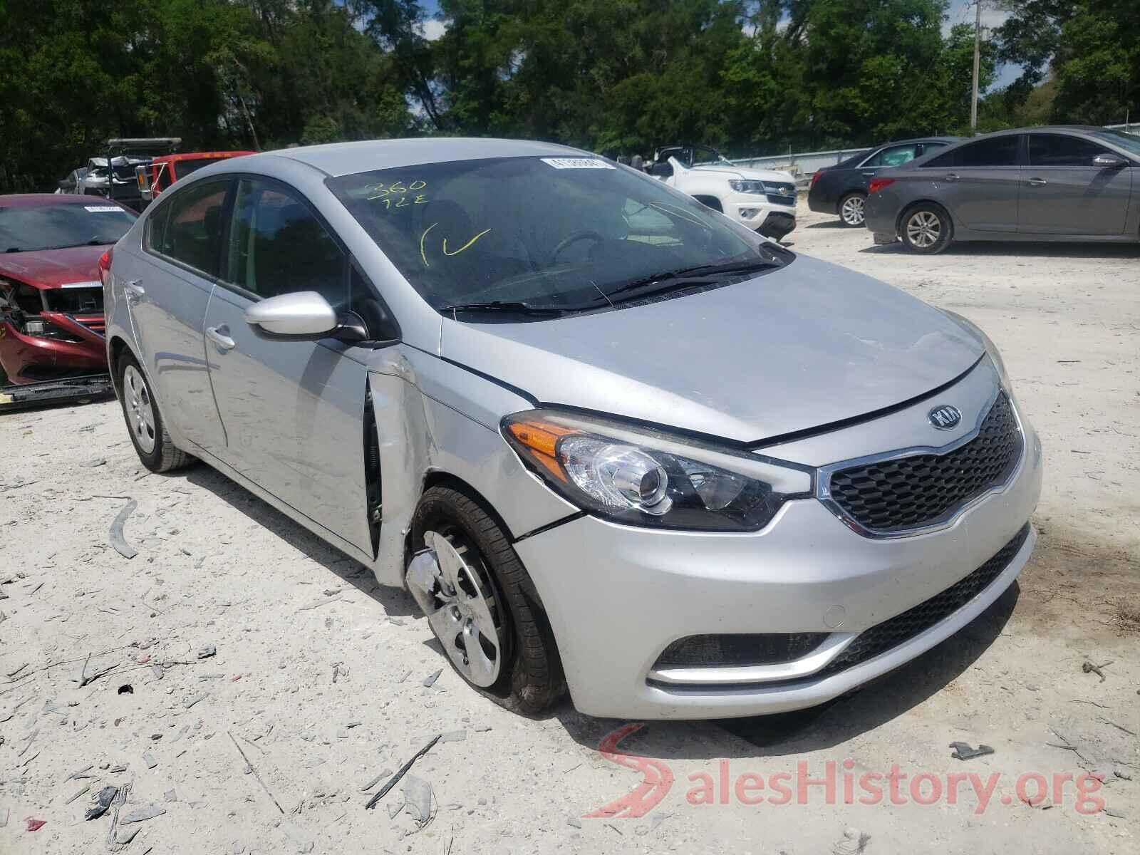 KNAFK4A6XG5487085 2016 KIA FORTE