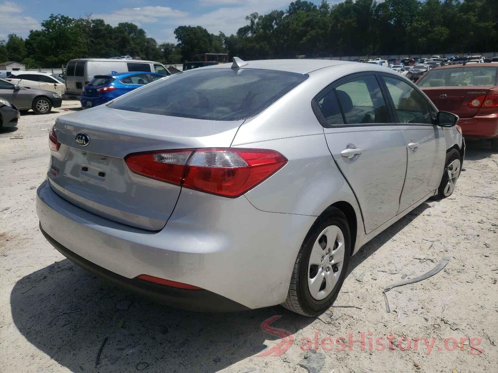 KNAFK4A6XG5487085 2016 KIA FORTE