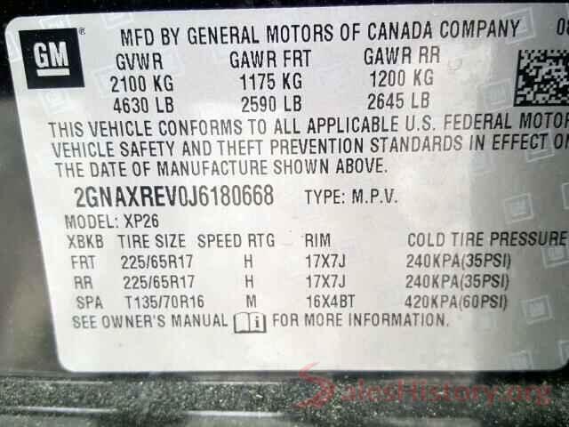 2GNAXREV0J6180668 2018 CHEVROLET EQUINOX