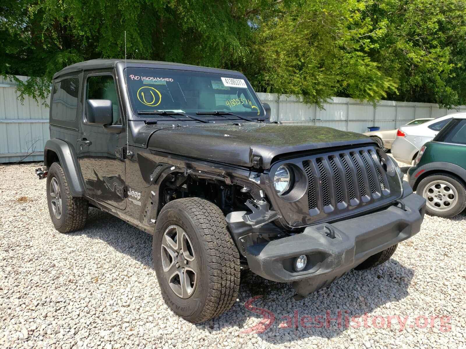 1C4GJXAN8LW331358 2020 JEEP WRANGLER