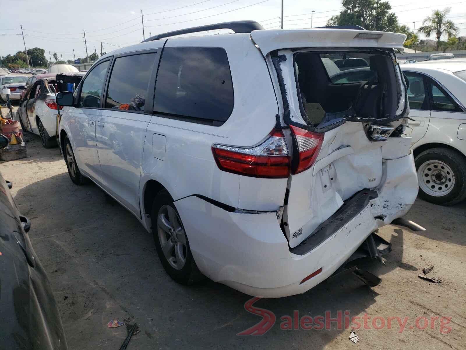 5TDKZ3DC3HS864151 2017 TOYOTA SIENNA