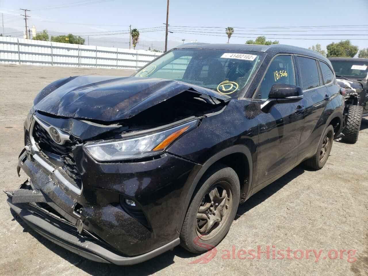 5TDHZRAH9LS007385 2020 TOYOTA HIGHLANDER