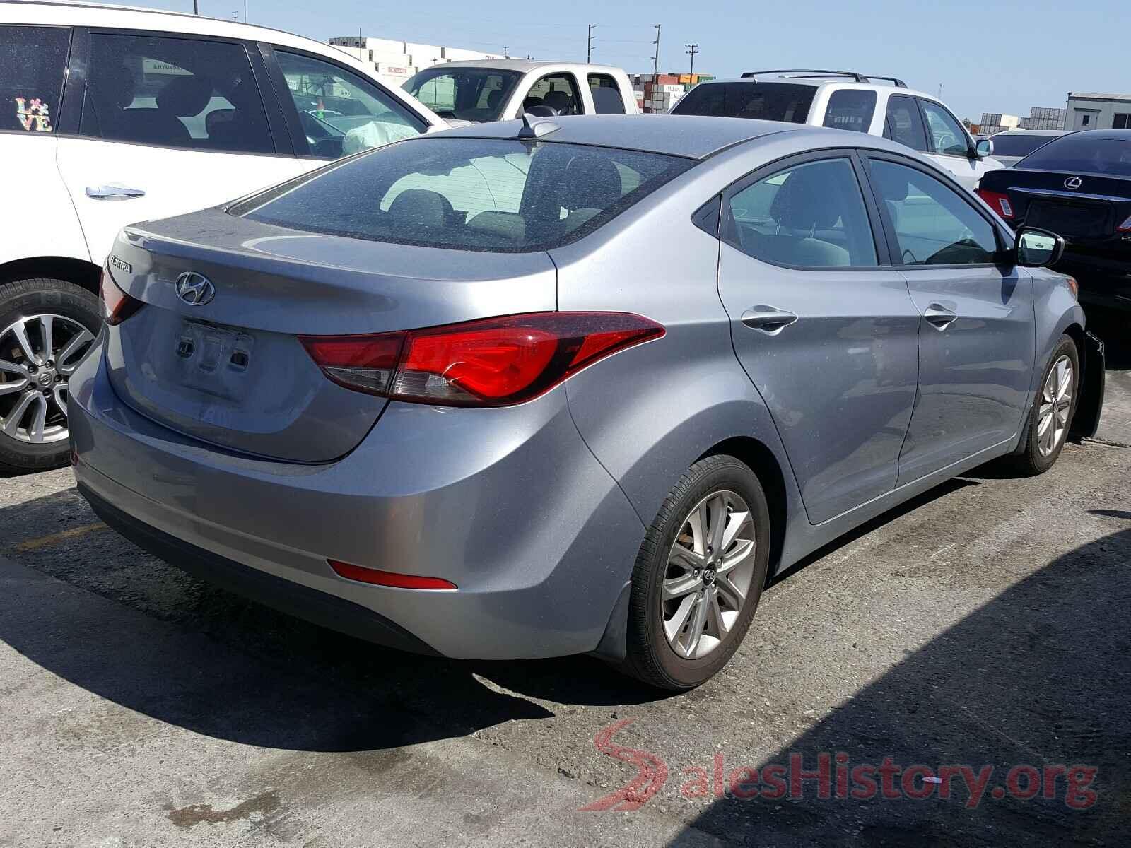 5NPDH4AE0GH662735 2016 HYUNDAI ELANTRA