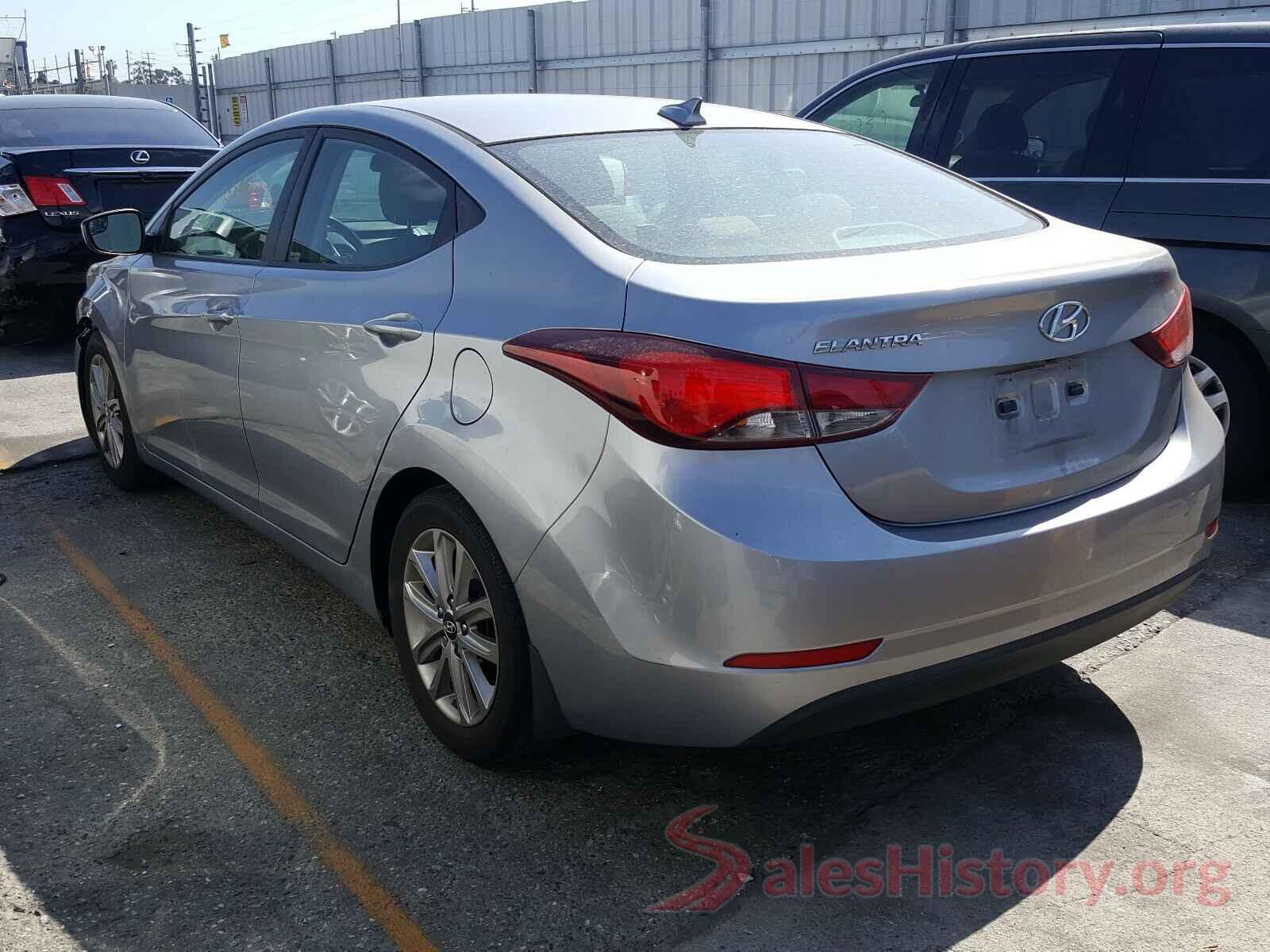 5NPDH4AE0GH662735 2016 HYUNDAI ELANTRA