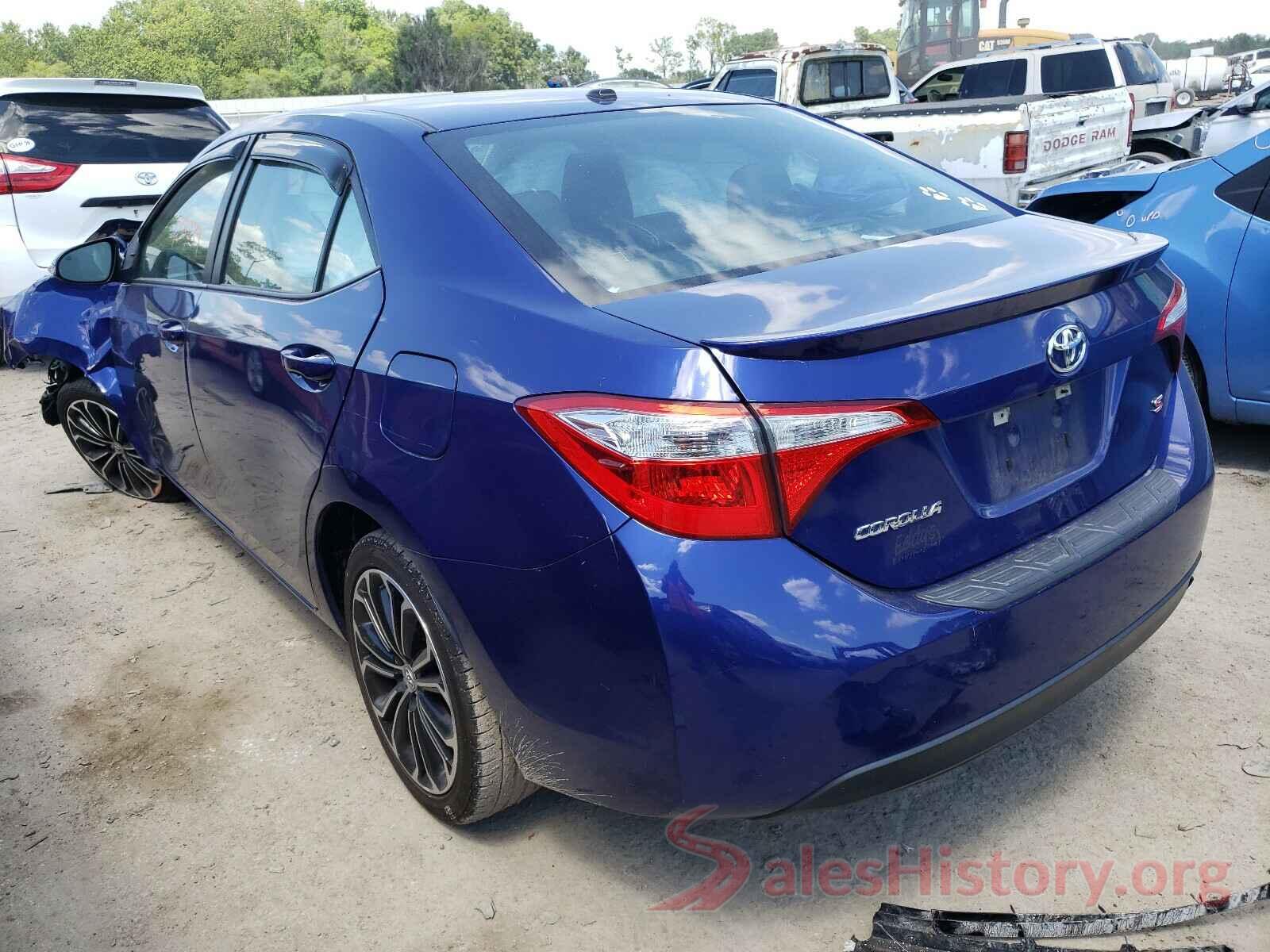 5YFBURHE2GP528320 2016 TOYOTA COROLLA