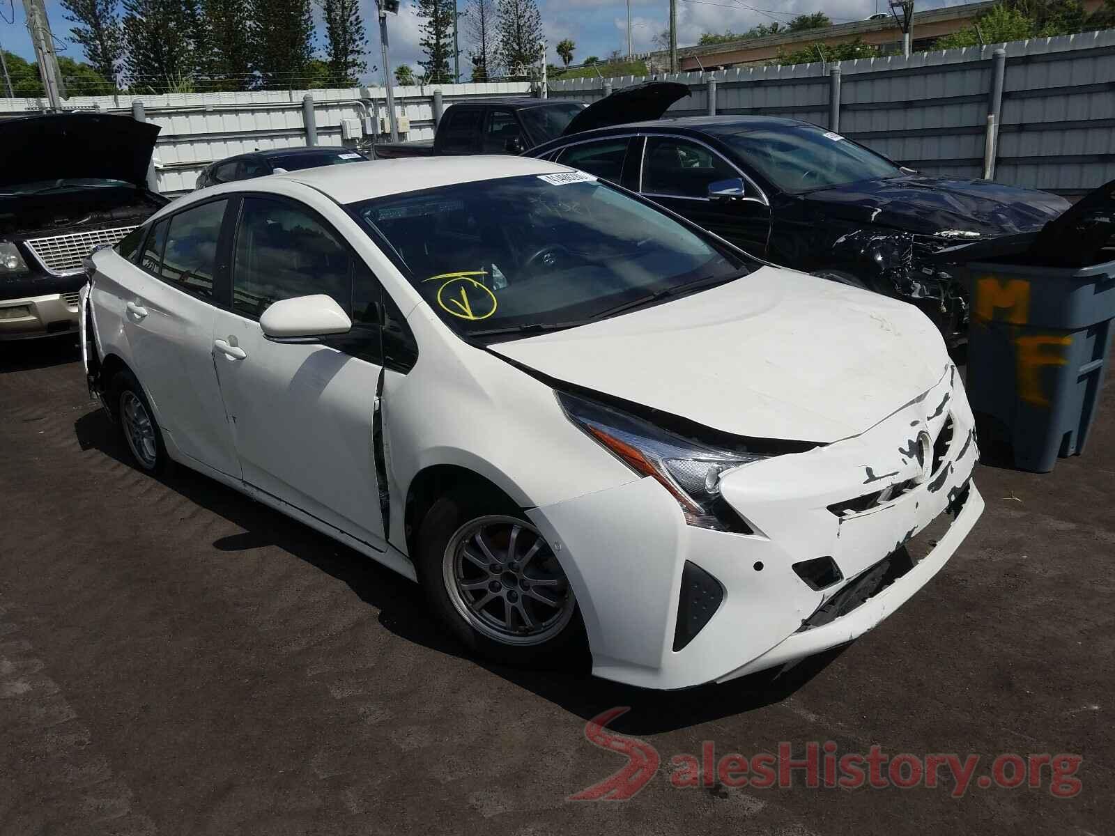 JTDKBRFU3J3062168 2018 TOYOTA PRIUS