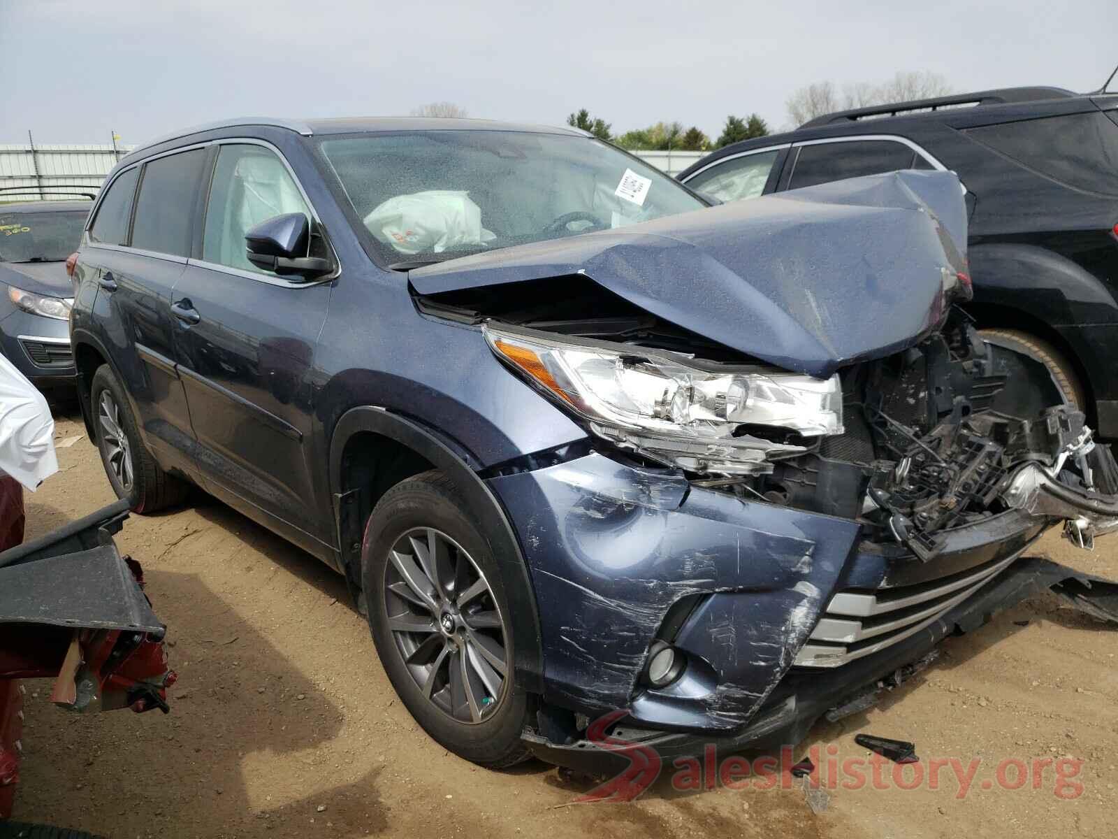 5TDJZRFHXHS394126 2017 TOYOTA HIGHLANDER