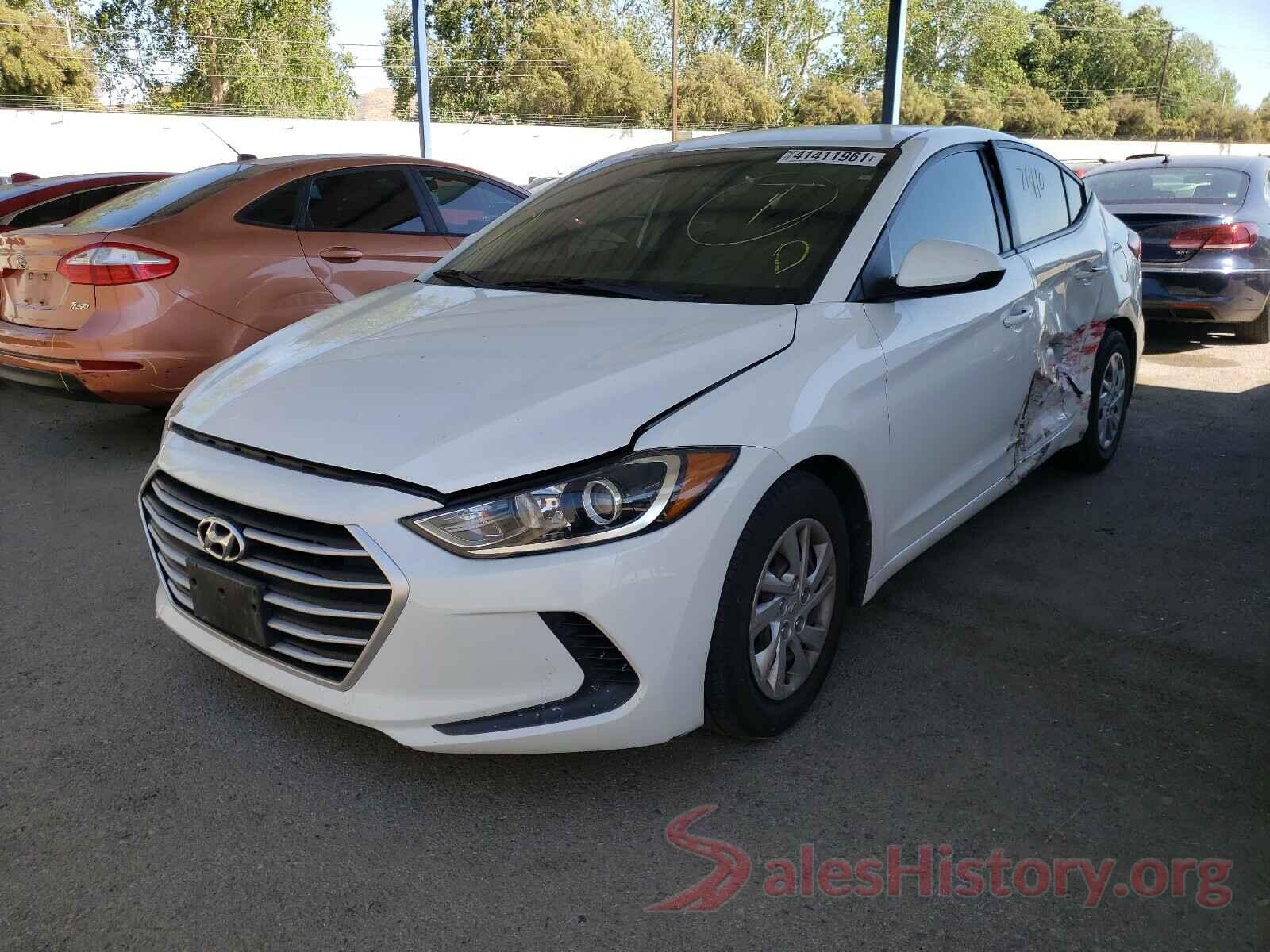 5NPD74LF6HH165666 2017 HYUNDAI ELANTRA