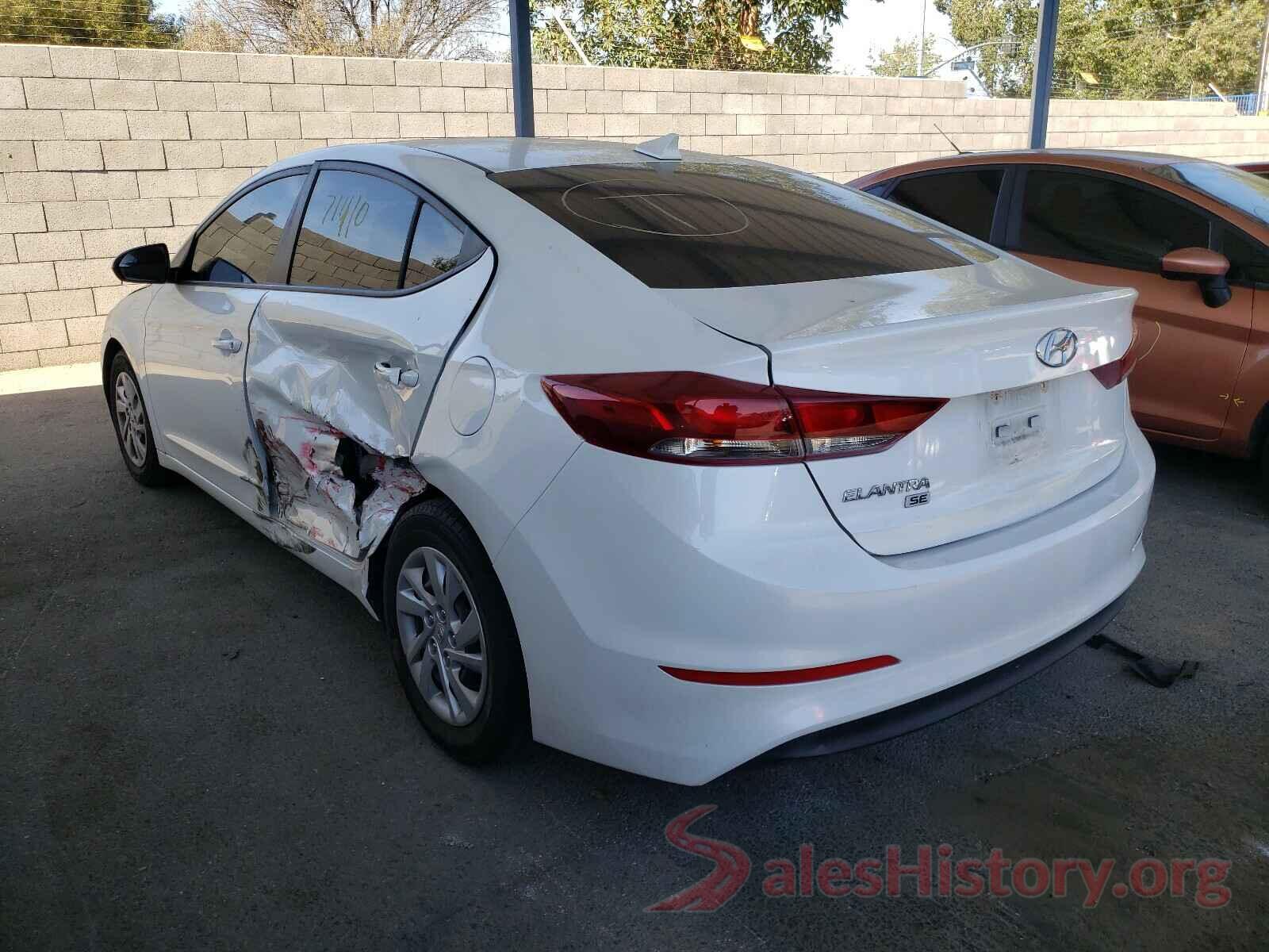 5NPD74LF6HH165666 2017 HYUNDAI ELANTRA