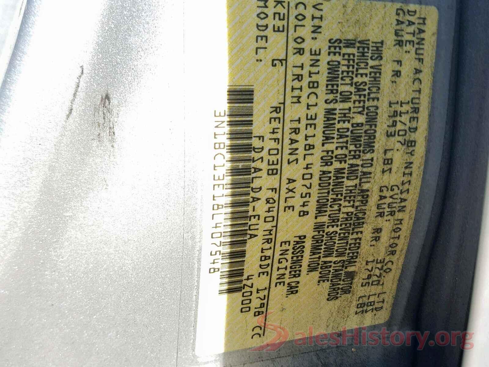 3N1BC13E18L407548 2008 NISSAN VERSA