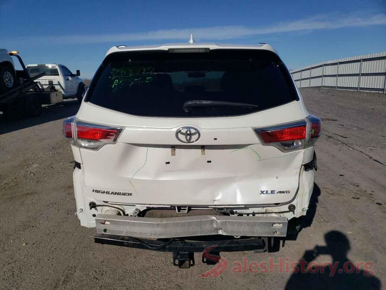 5TDJKRFH3GS262330 2016 TOYOTA HIGHLANDER