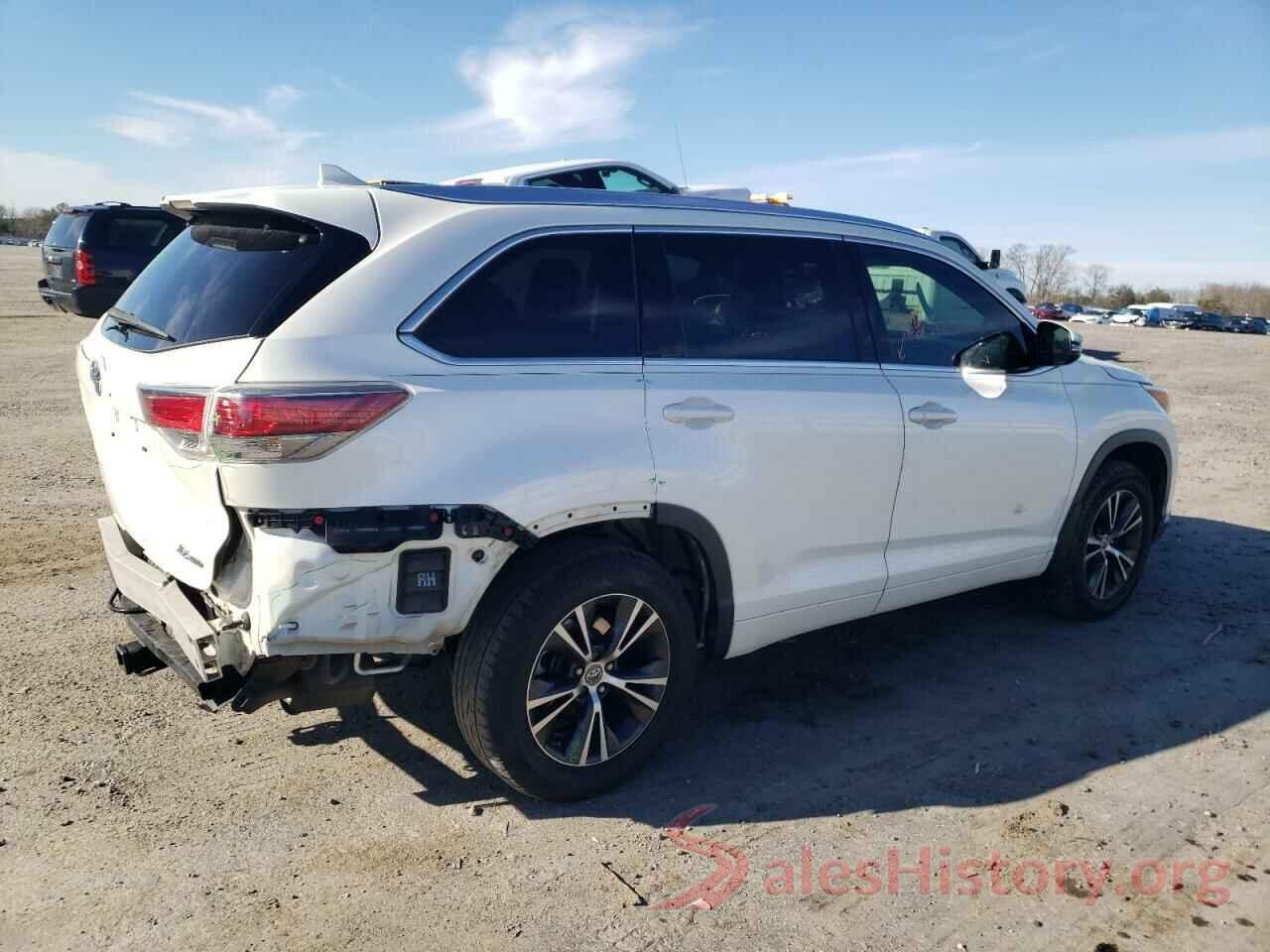 5TDJKRFH3GS262330 2016 TOYOTA HIGHLANDER