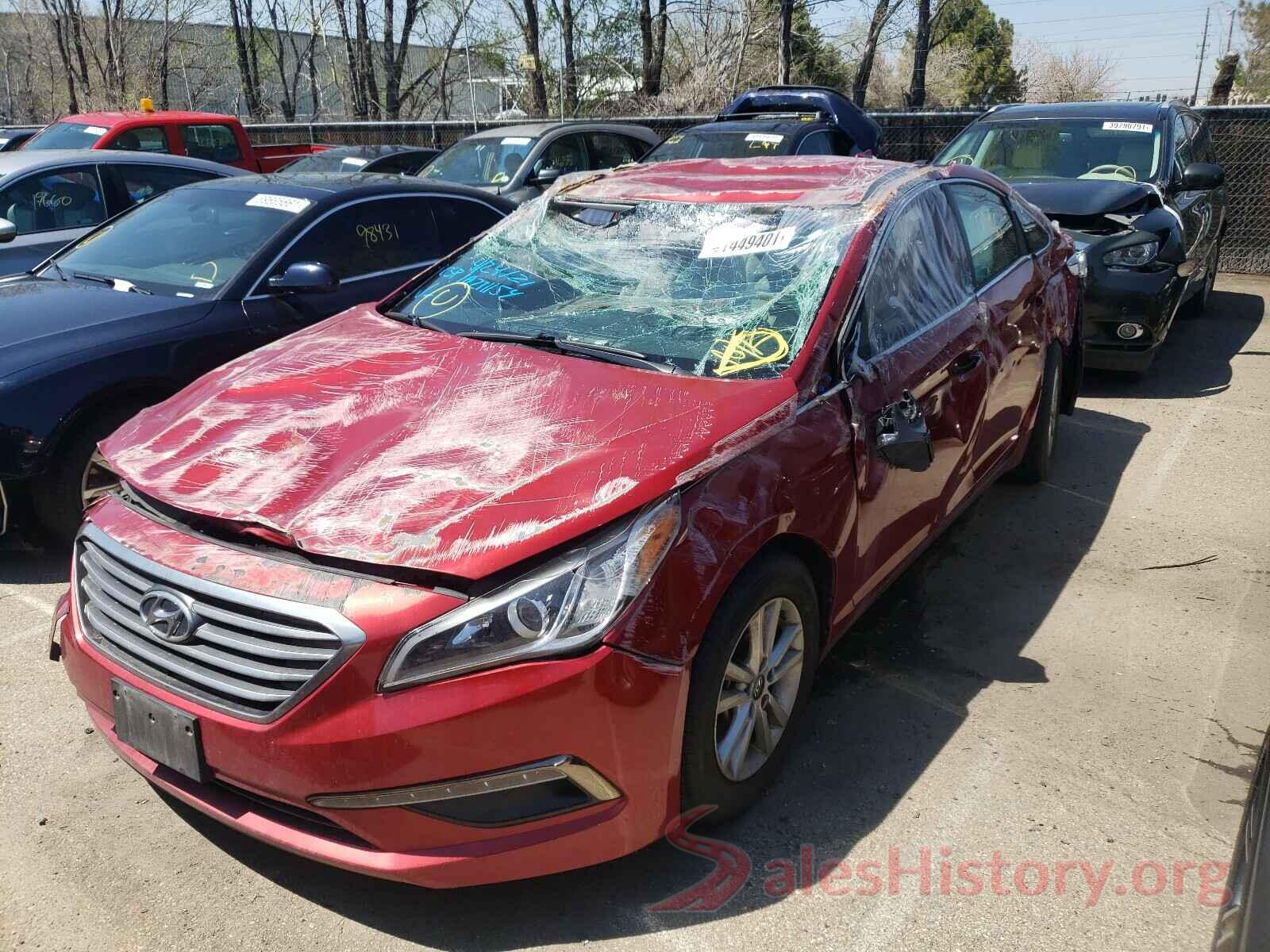 5NPE24AA5GH425189 2016 HYUNDAI SONATA