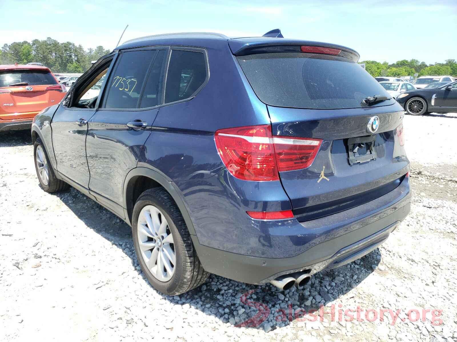 5UXWX9C36H0T21843 2017 BMW X3