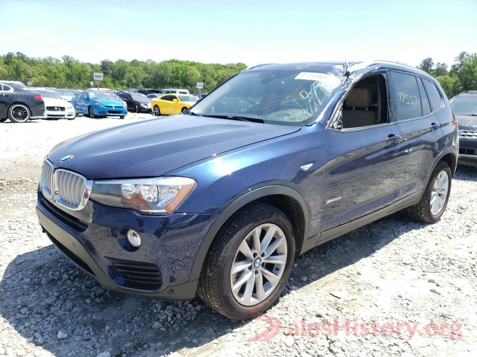 5UXWX9C36H0T21843 2017 BMW X3