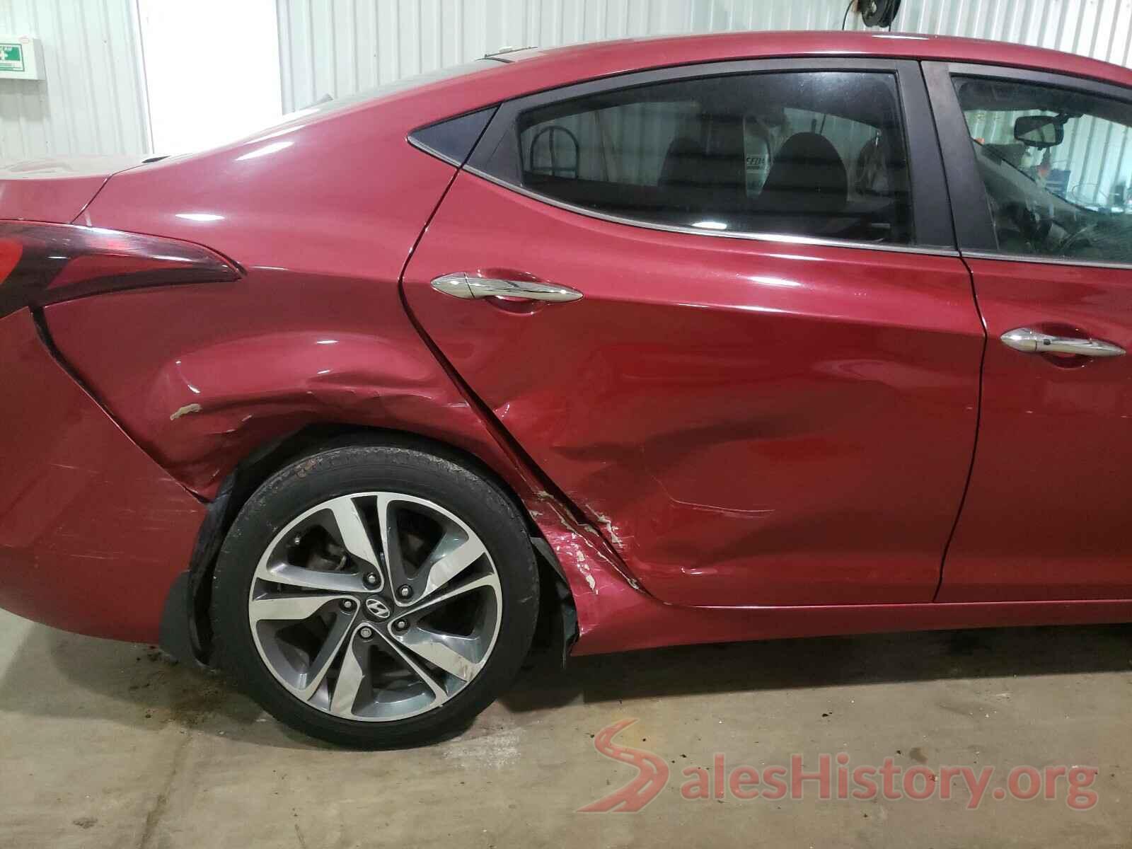 KMHDH4AE9GU557645 2016 HYUNDAI ELANTRA