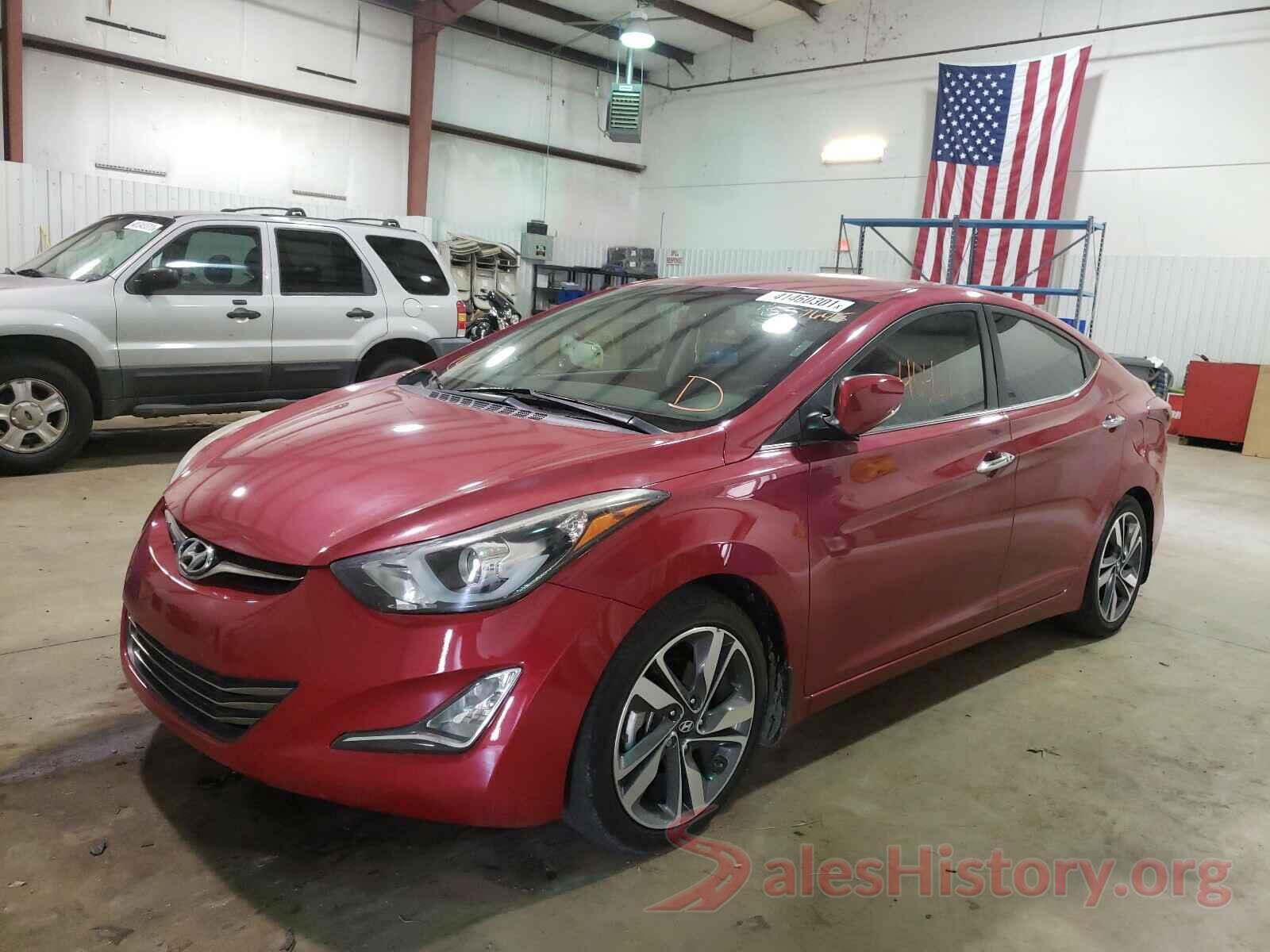 KMHDH4AE9GU557645 2016 HYUNDAI ELANTRA