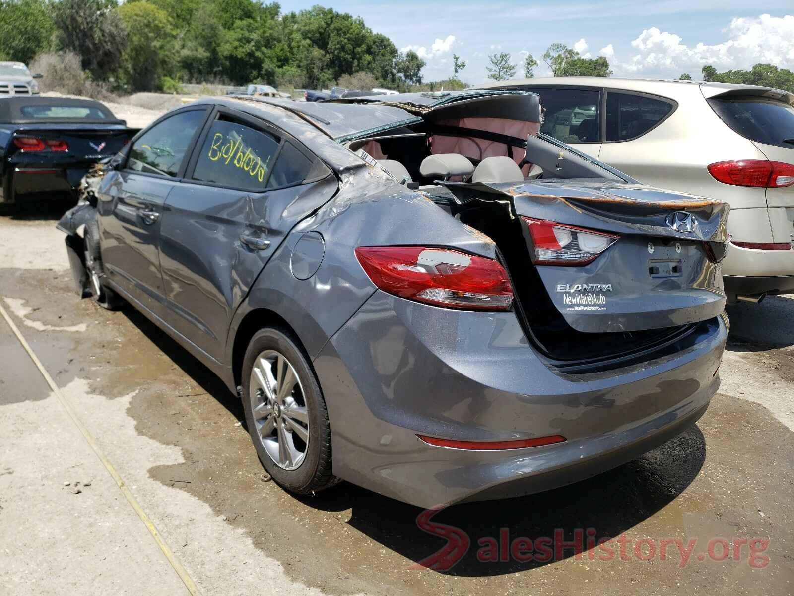 KMHD84LFXHU174580 2017 HYUNDAI ELANTRA