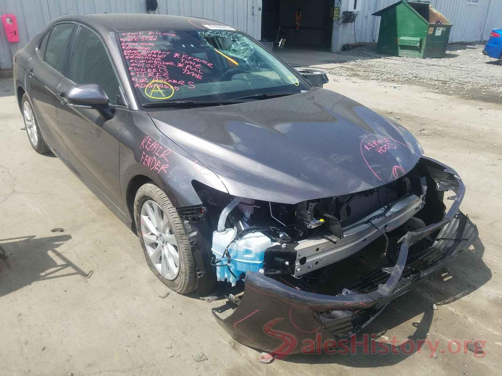 4T1B11HK8KU805303 2019 TOYOTA CAMRY