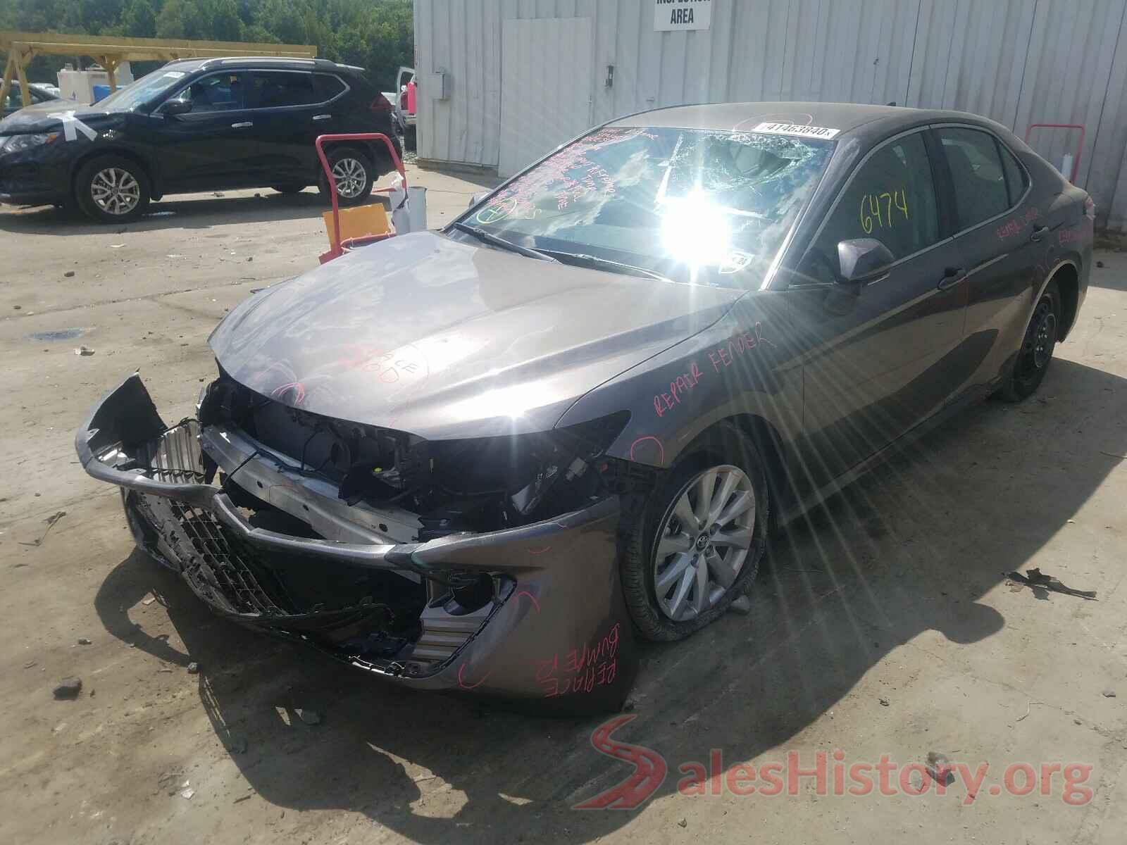 4T1B11HK8KU805303 2019 TOYOTA CAMRY