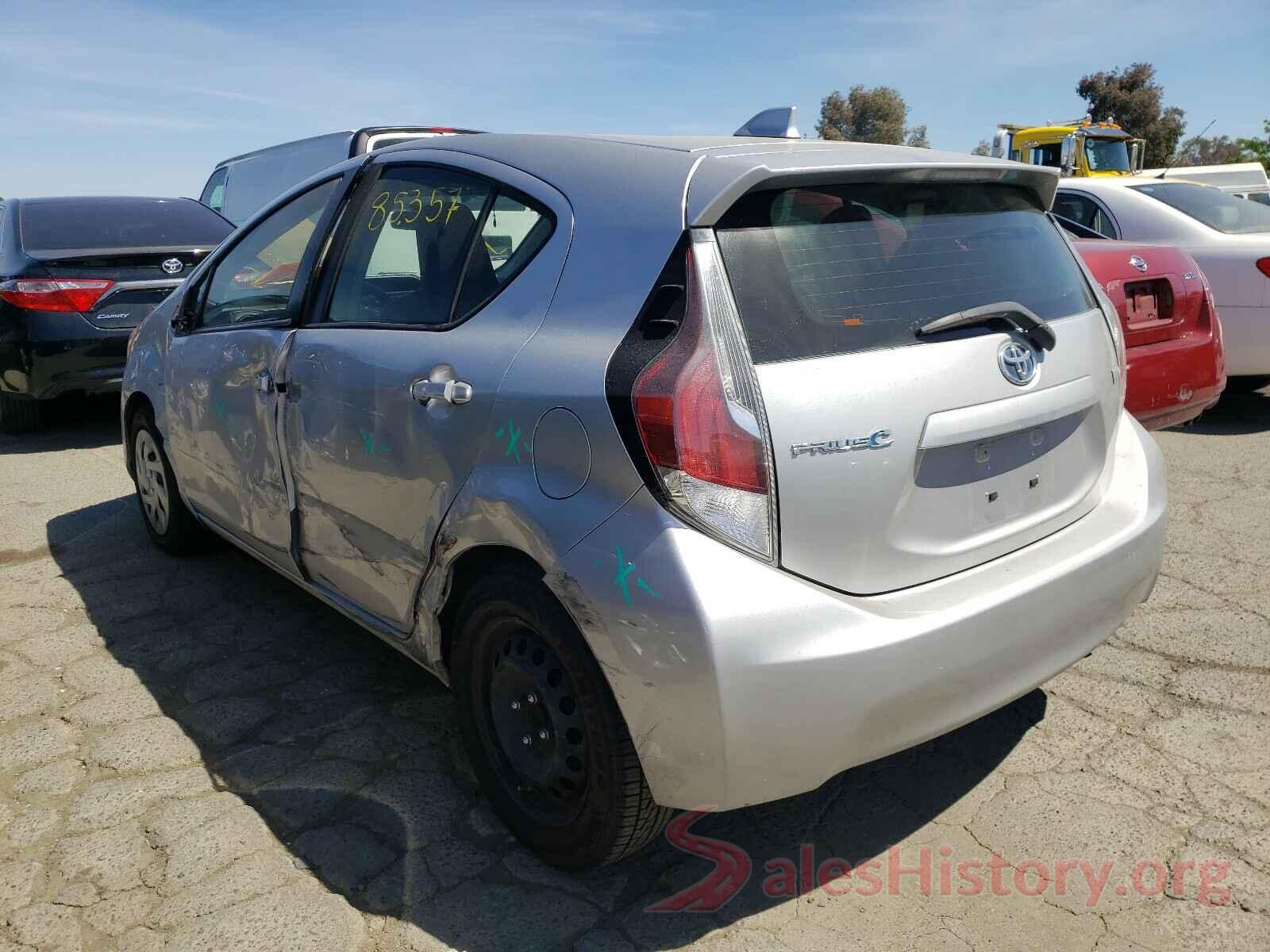 JTDKDTB33G1118747 2016 TOYOTA PRIUS