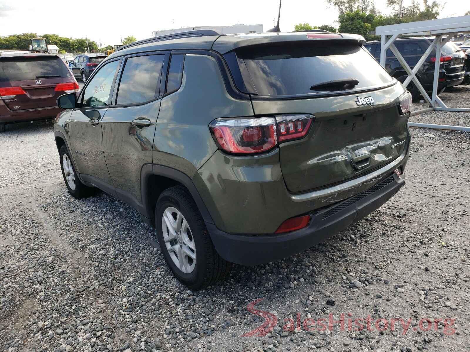 3C4NJCABXJT411012 2018 JEEP COMPASS