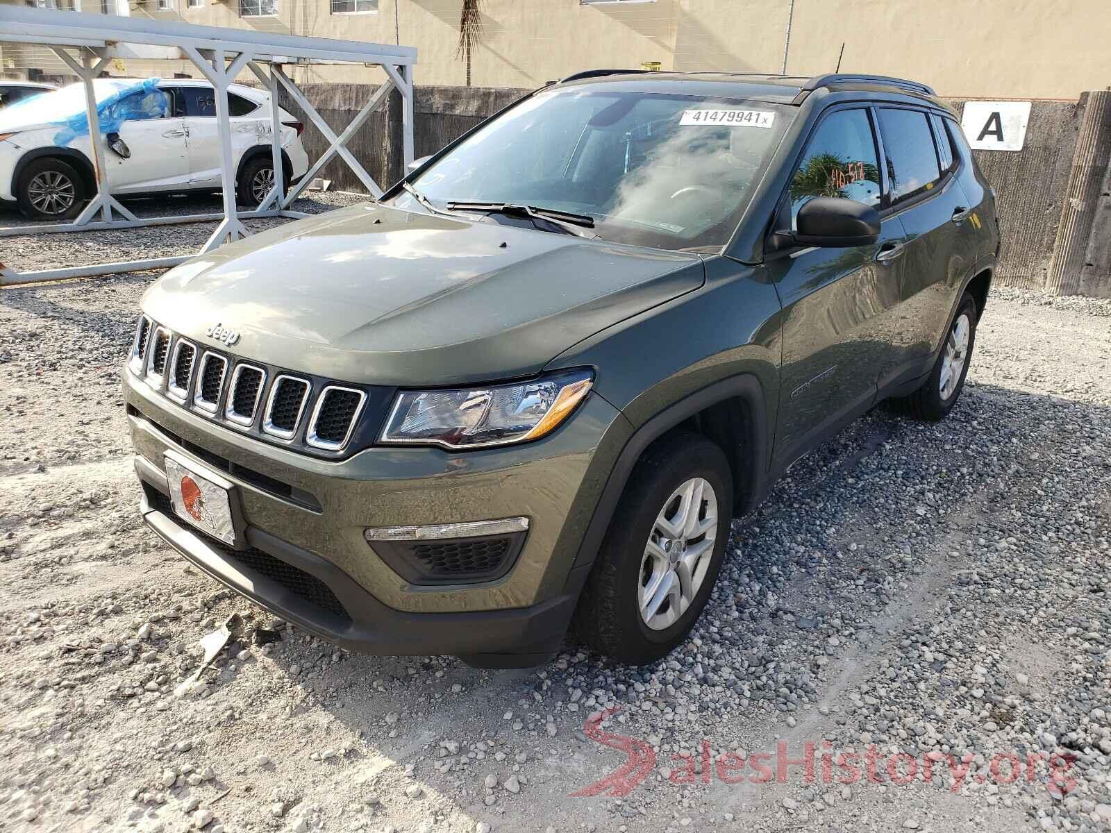 3C4NJCABXJT411012 2018 JEEP COMPASS