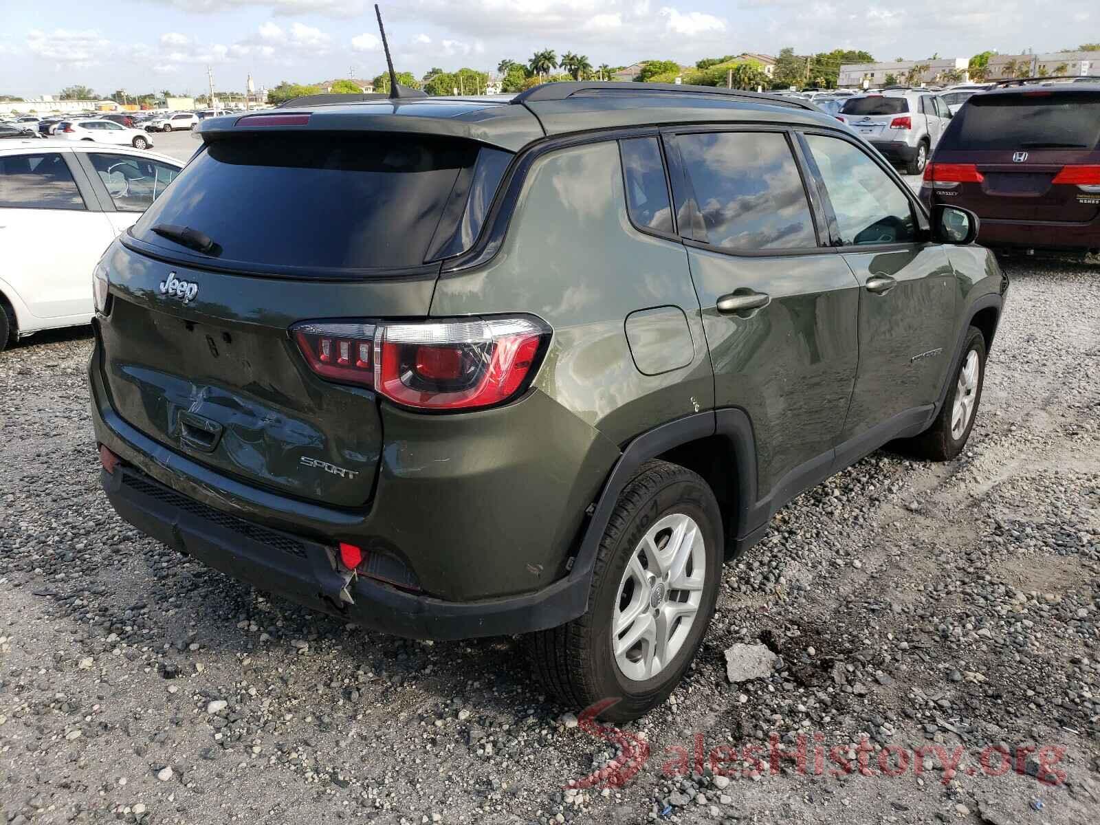 3C4NJCABXJT411012 2018 JEEP COMPASS